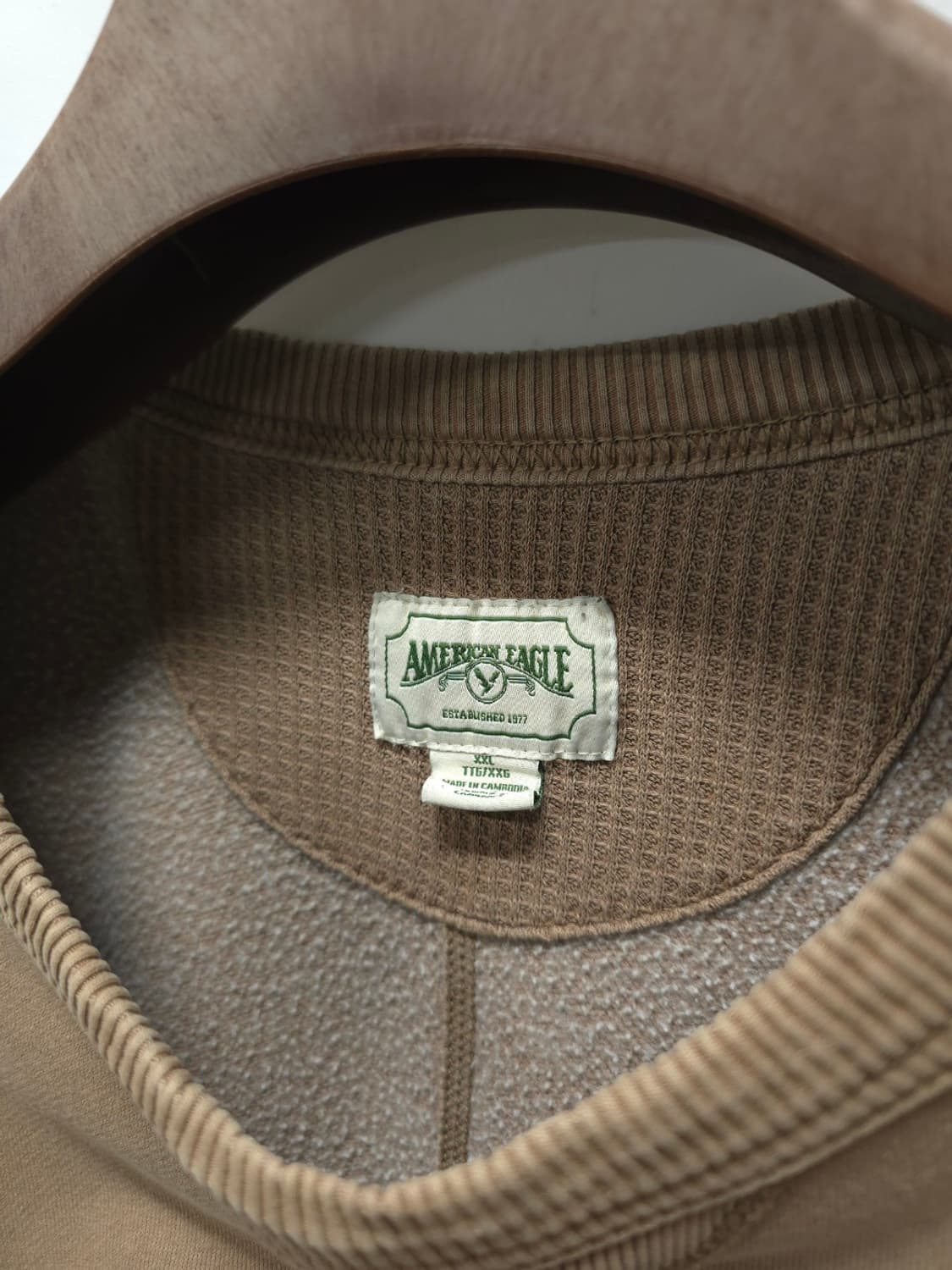 (빅사이즈) 아메리칸이글 펠트로고 맨투맨 (120~125) 상품이미지7