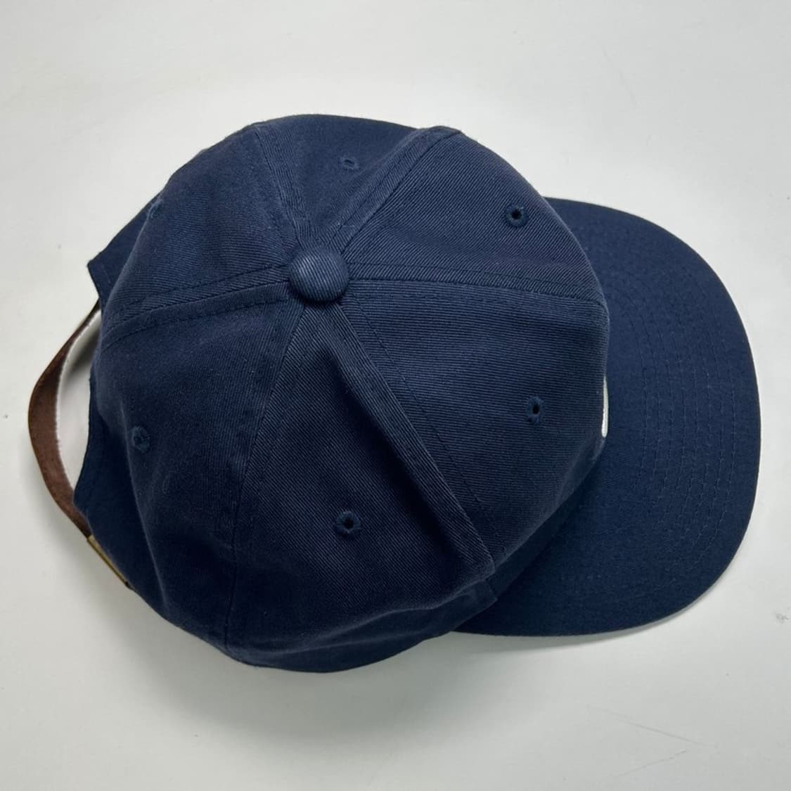 스투시 S 로고 스냅백 네이비 상품이미지4