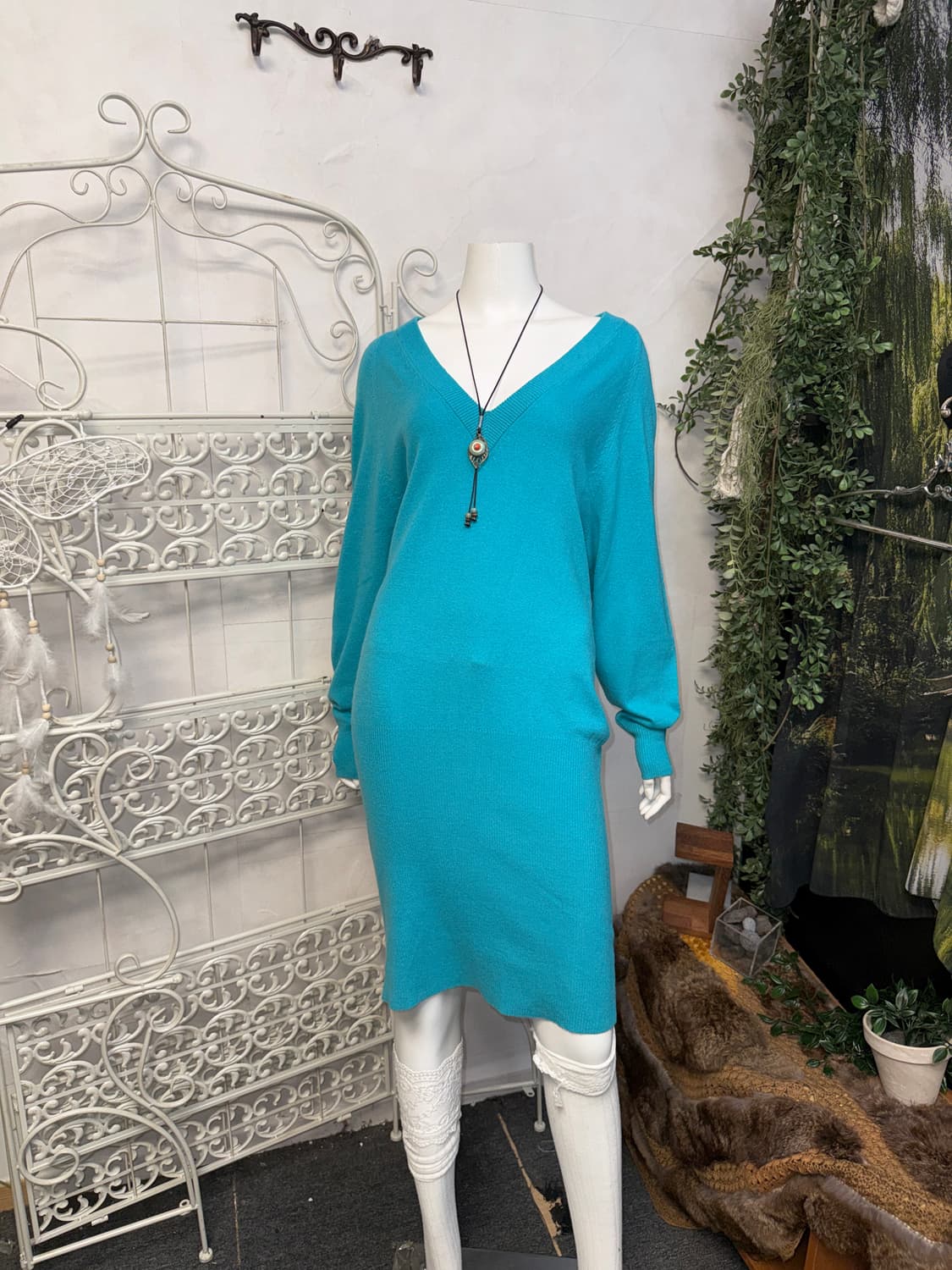 Michael Kors blue Italian yarn knit ops 상품이미지2