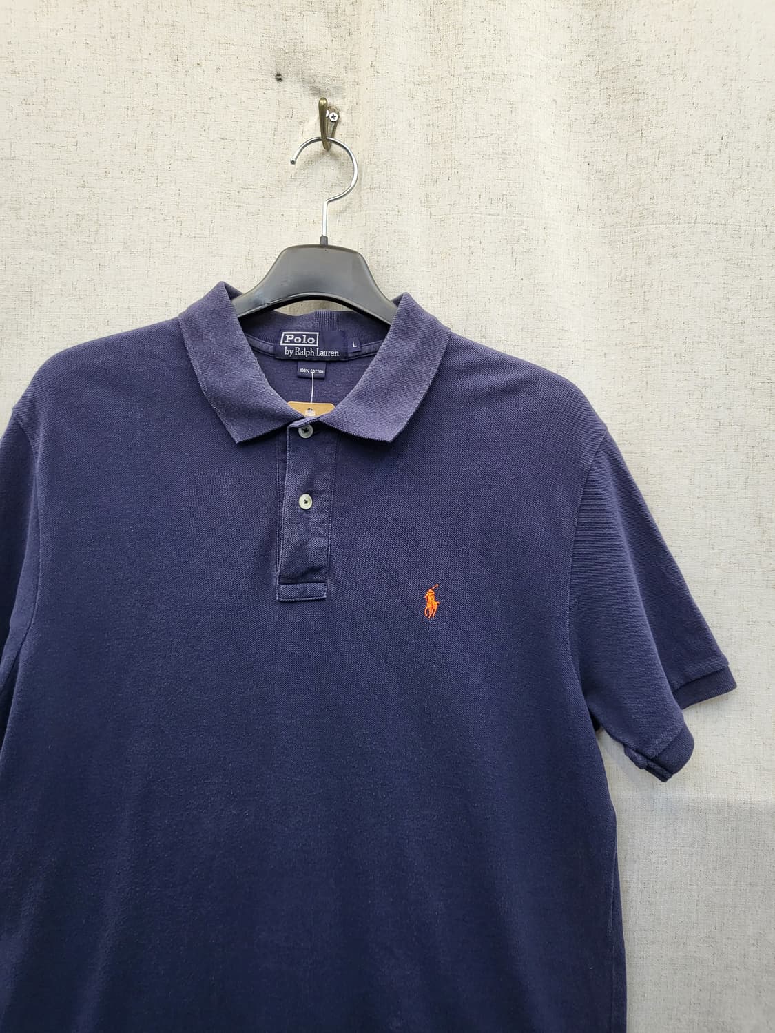 폴로 랄프로렌 네이비 반팔 카라티 상품이미지3