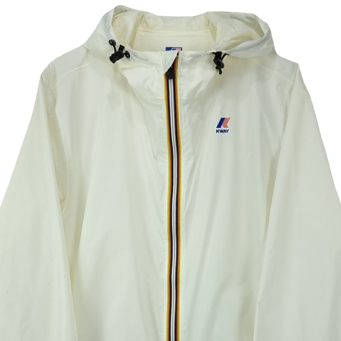 [까웨이] 로고 프린팅 경량 후드 바람막이 자켓 아이보리 M19539 상품이미지4