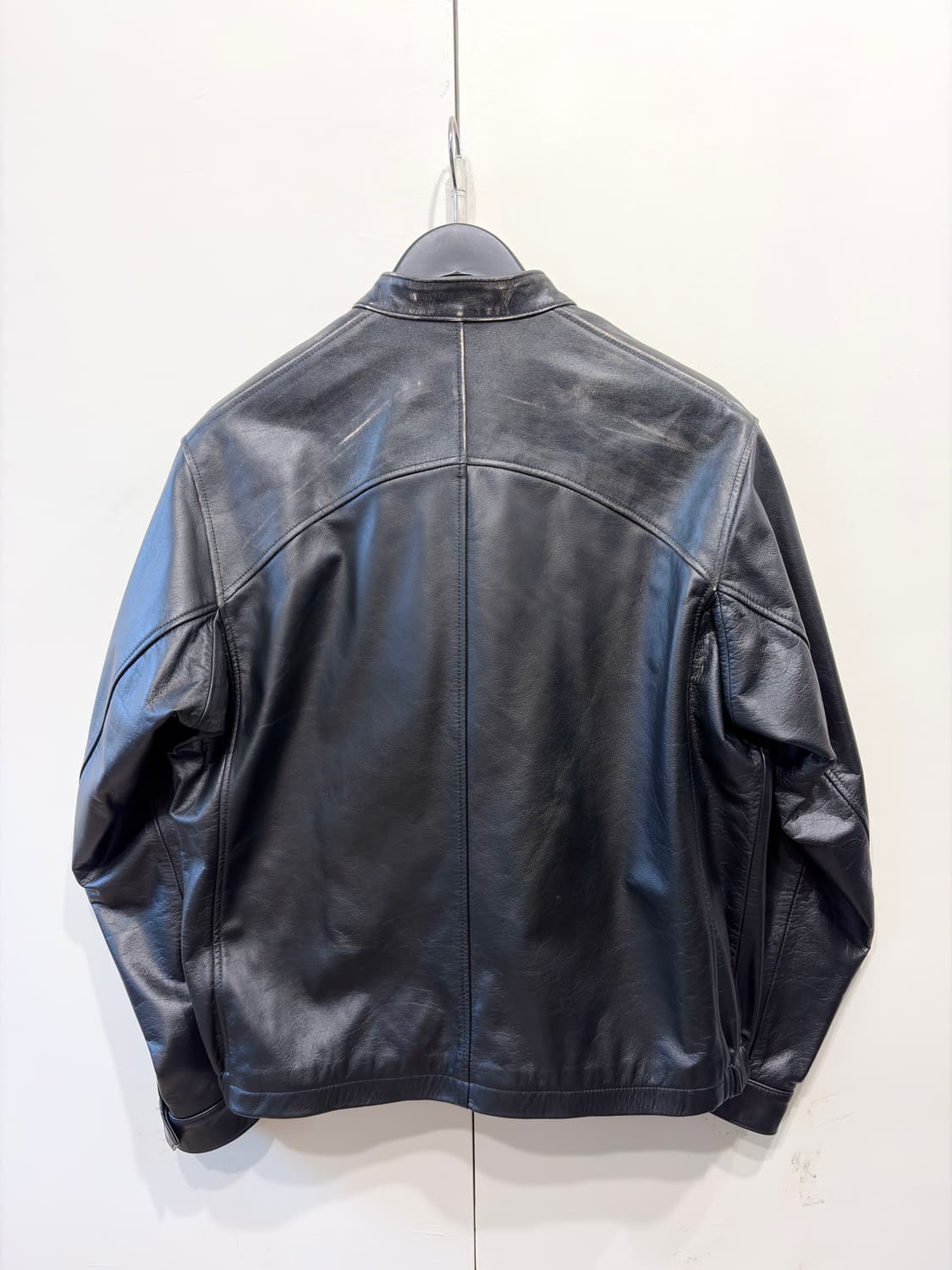 25FW 이얼즈어고 디스트레스드 레더 자켓 상품이미지5