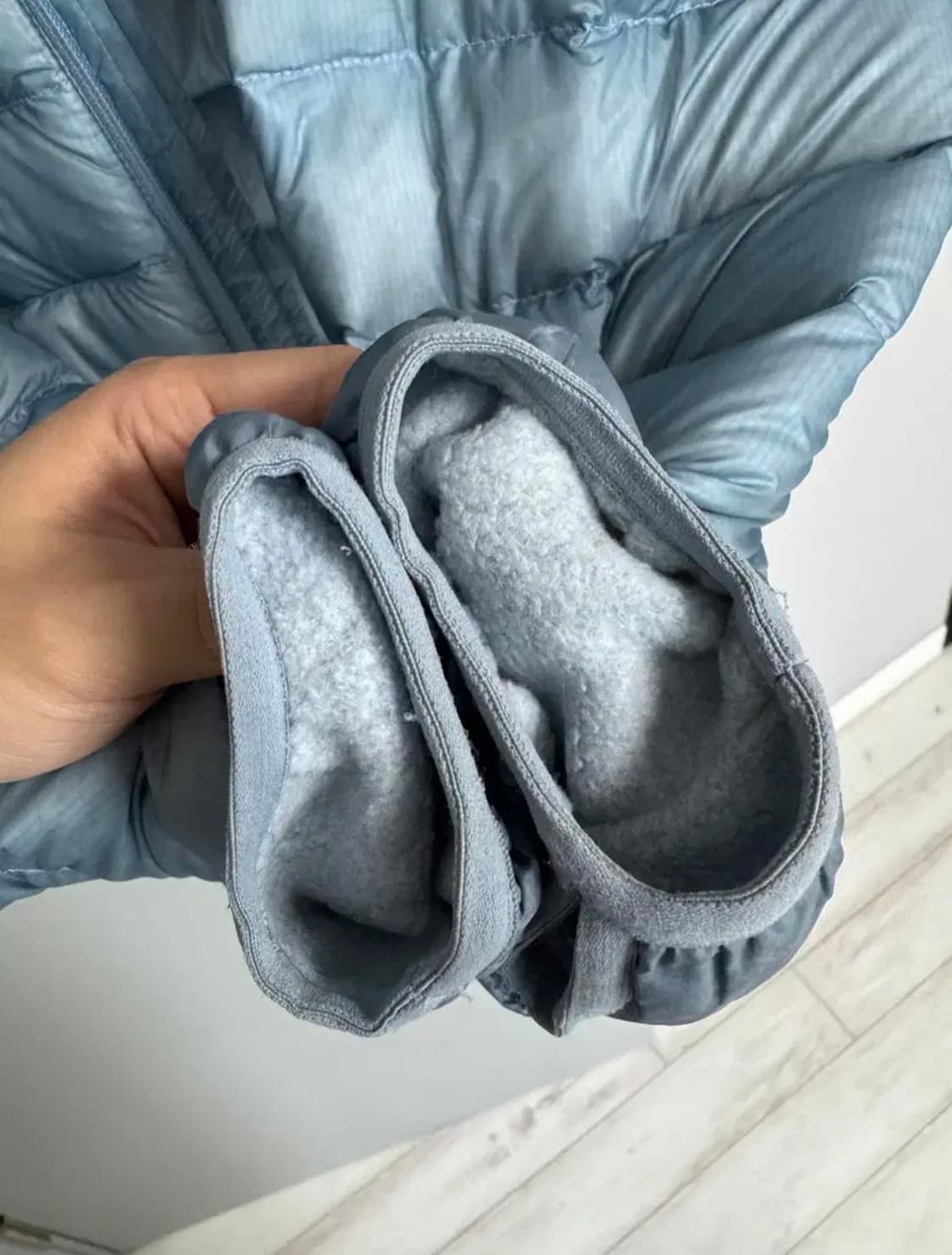 산산기어 24fw 경량패딩 스카이 블루 상품이미지6