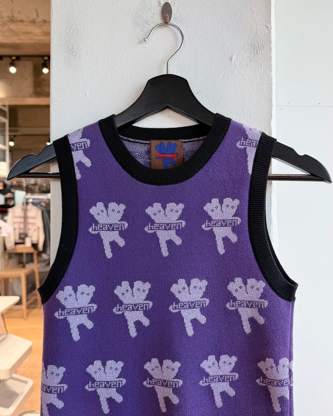 헤븐 바이 마크 제이콥스 퍼플 패턴 슬리브리스  상품이미지3