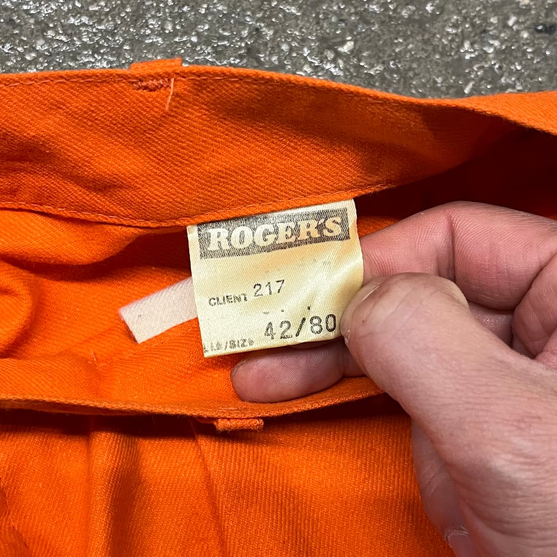 80s 빈티지 프렌치 워크 팬츠 (32“) 상품이미지7