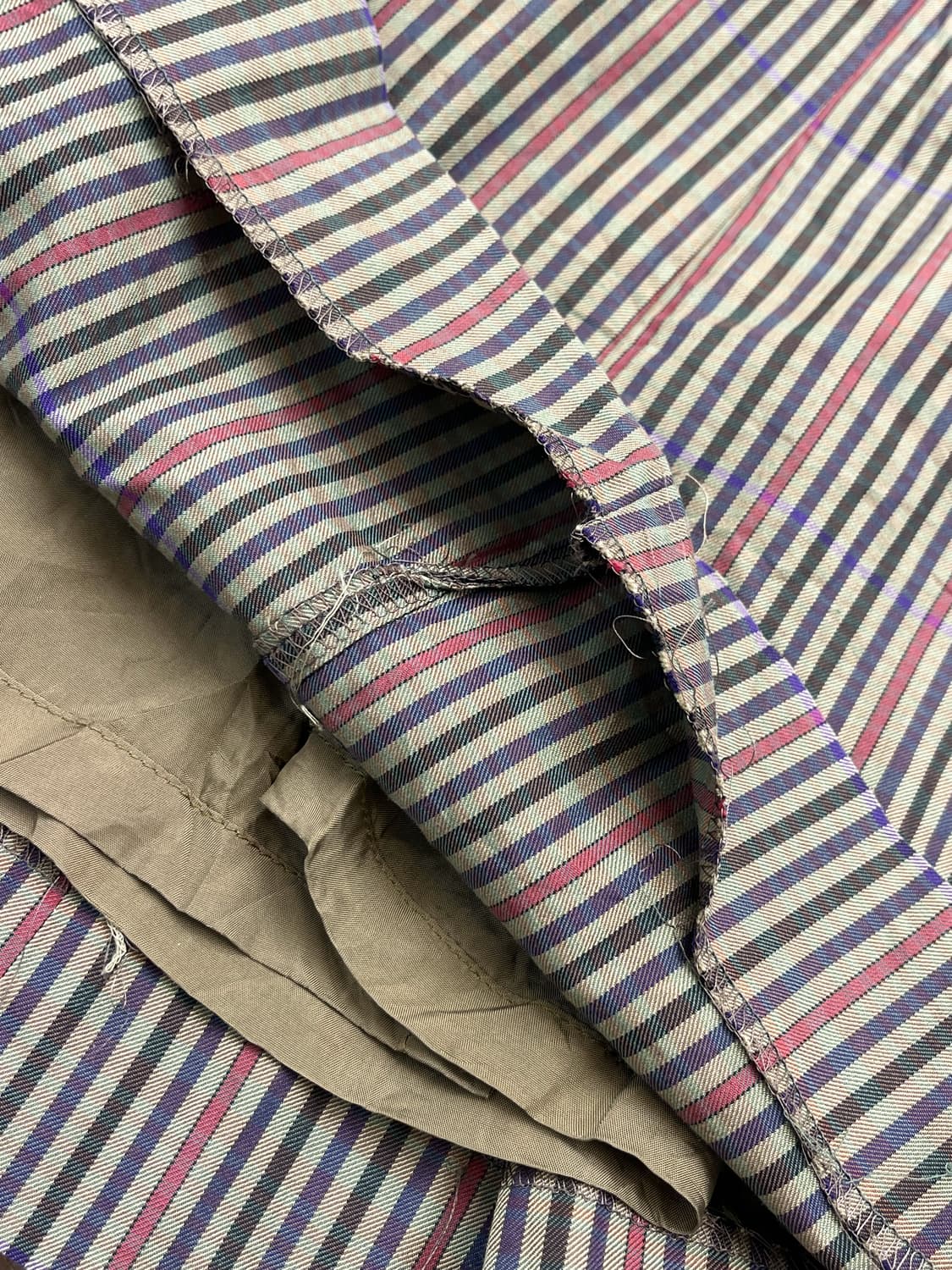 버버리 90's 체크 스커트 상품이미지6