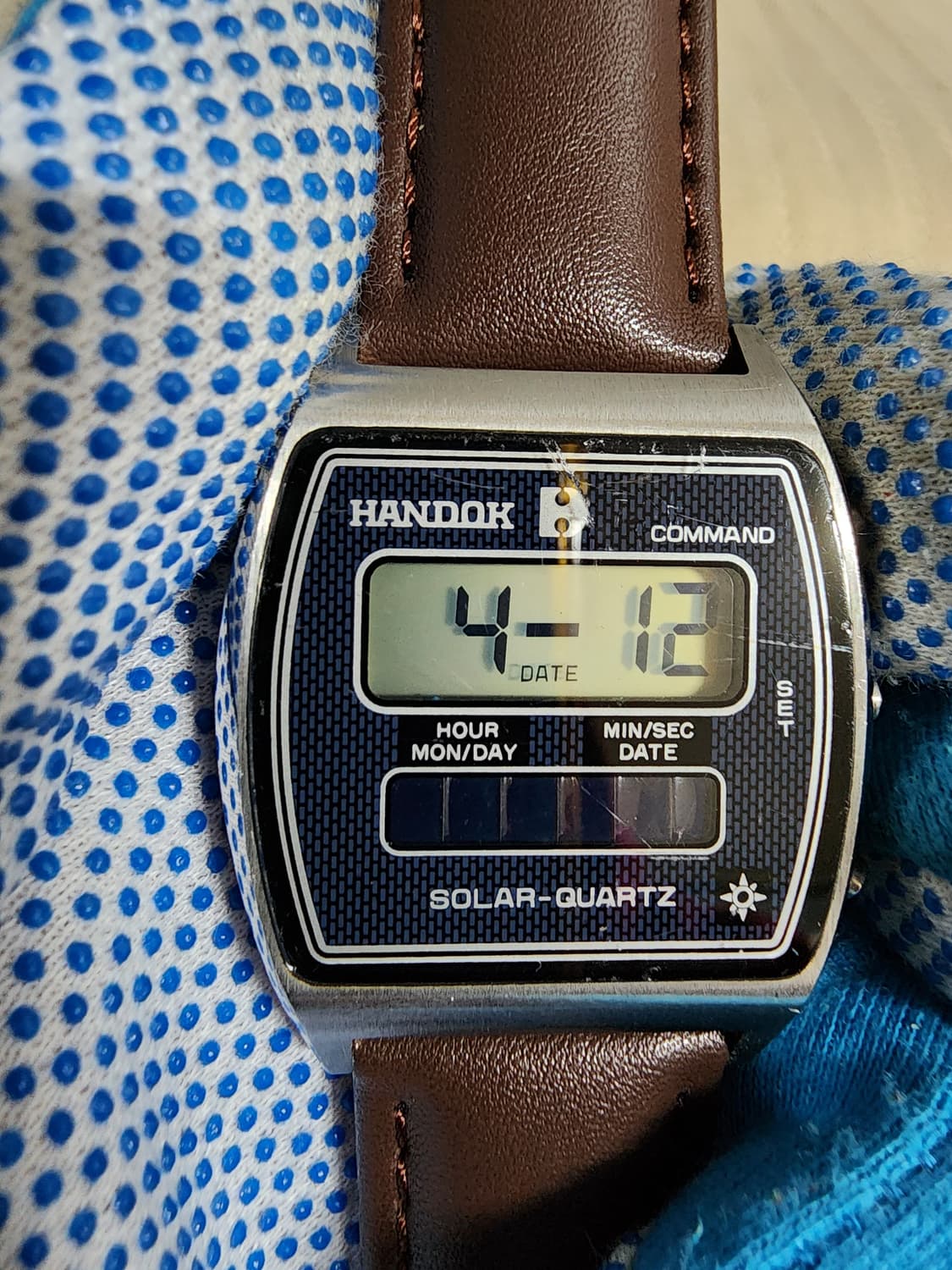 80s 한독 빈티지 솔라 쿼츠 전자시계 상품이미지8