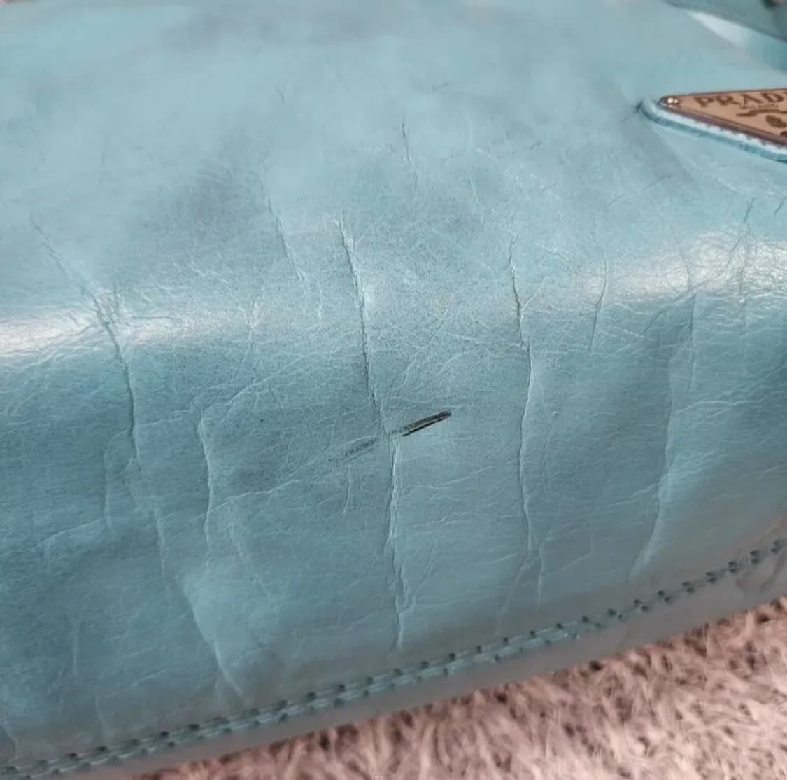 프라다 레더 토트백 숄더백  상품이미지5