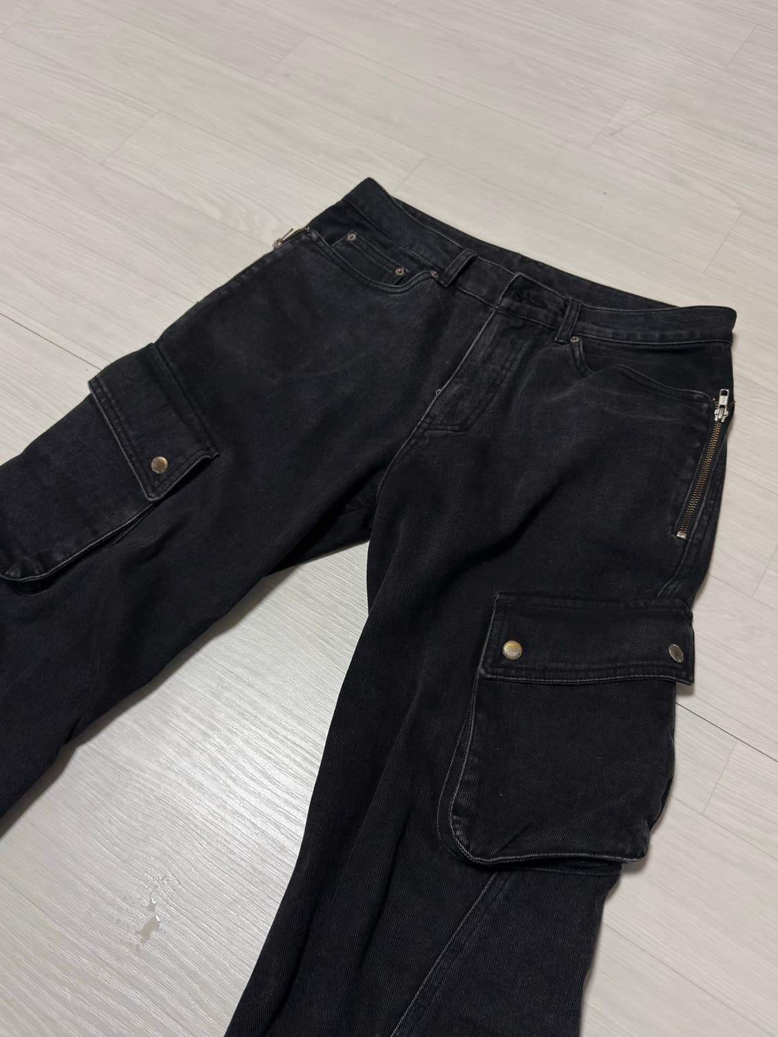 넥스트도어립스 지퍼 카고 세미부츠컷 상품이미지2