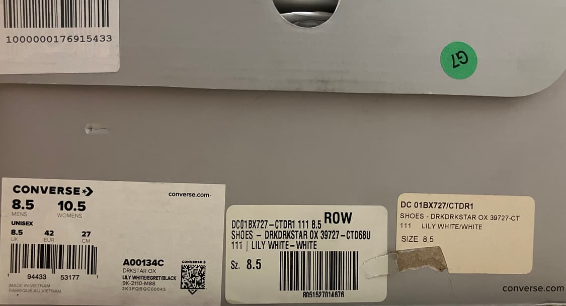 [Converse x Drkshdw] Chuck 70 Ox White 상품이미지6