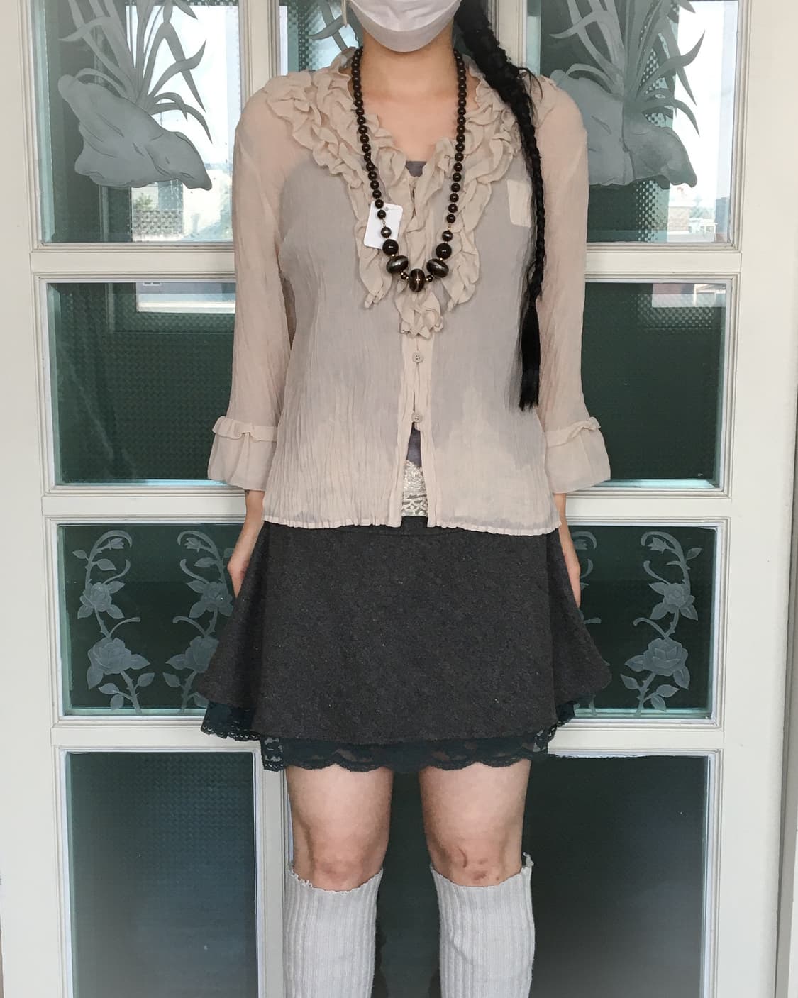 Frill pleats blouse 상품이미지1