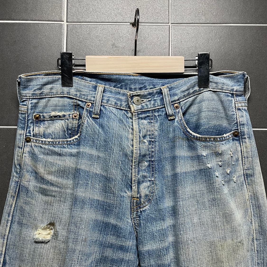 리바이스 501 데님 하프쇼츠 상품이미지2
