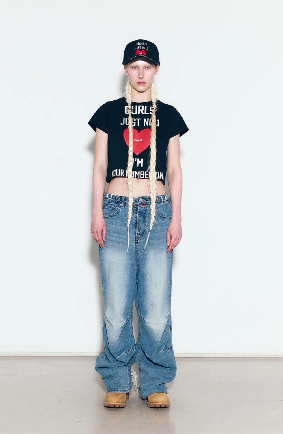 에즈이프캘리 디스트로이드 비조 팬츠 (블루 M) 상품이미지2