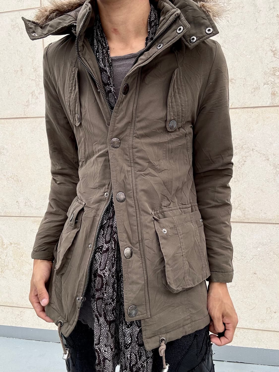 “Vintage” Y2K Grunge Mood Fur Jacket 상품이미지10