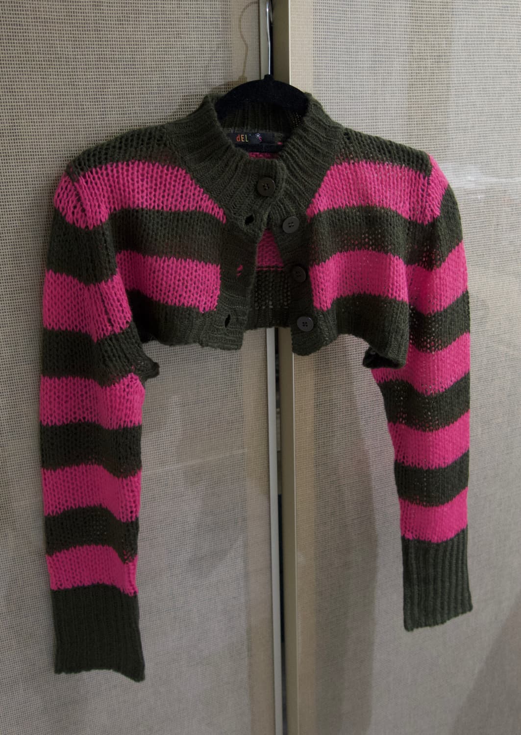 돌스킬 delia*s 스트라이프 니트 가디건 상품이미지1