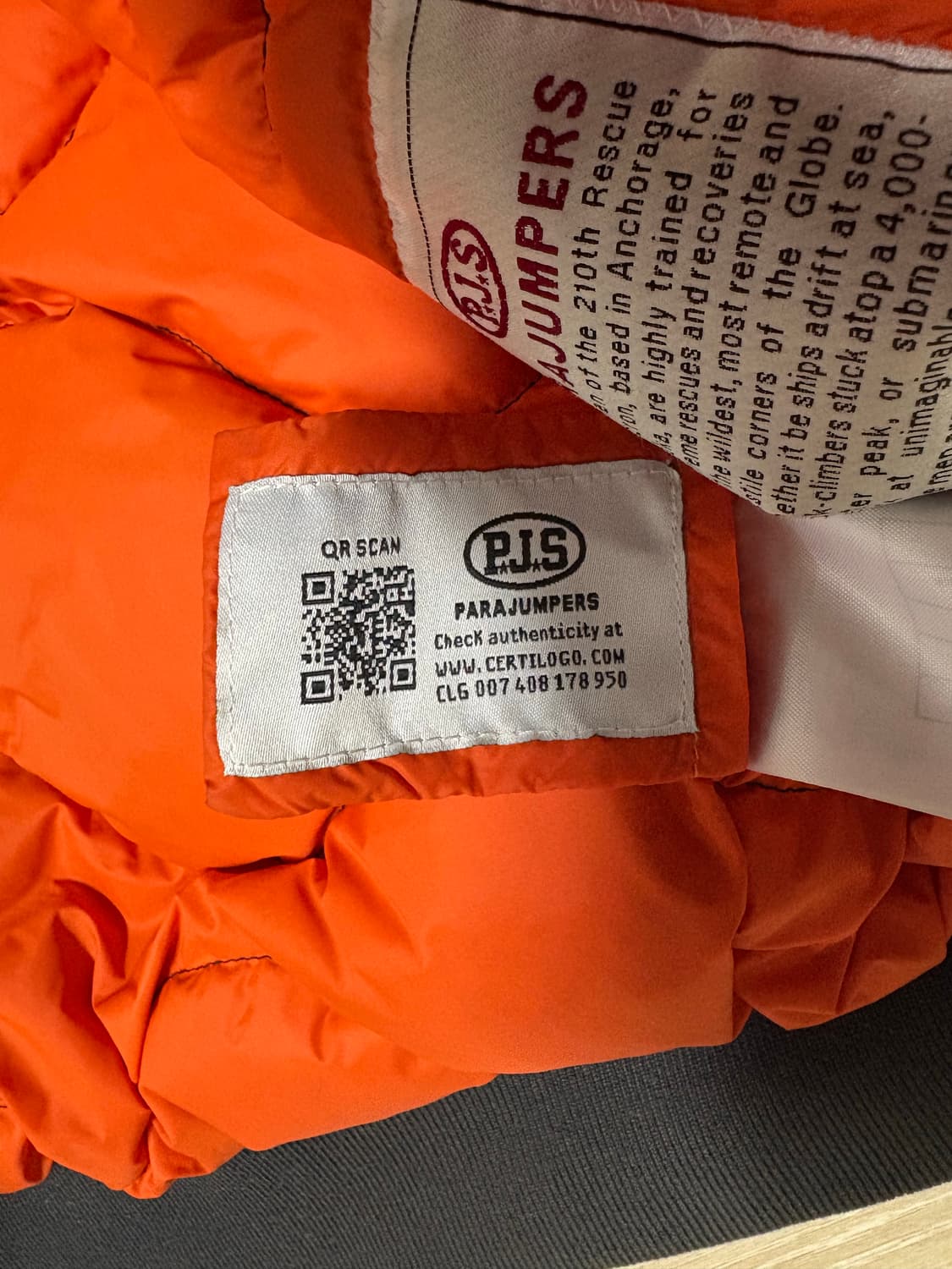 파라점퍼스 파이어 마스터피스 자켓 블랙 s사이즈 상품이미지3