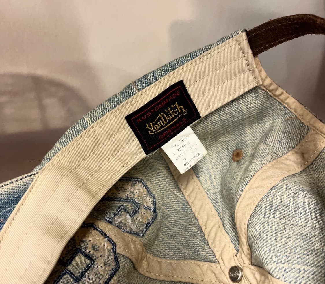 본더치 데님 워싱 볼캡 상품이미지4