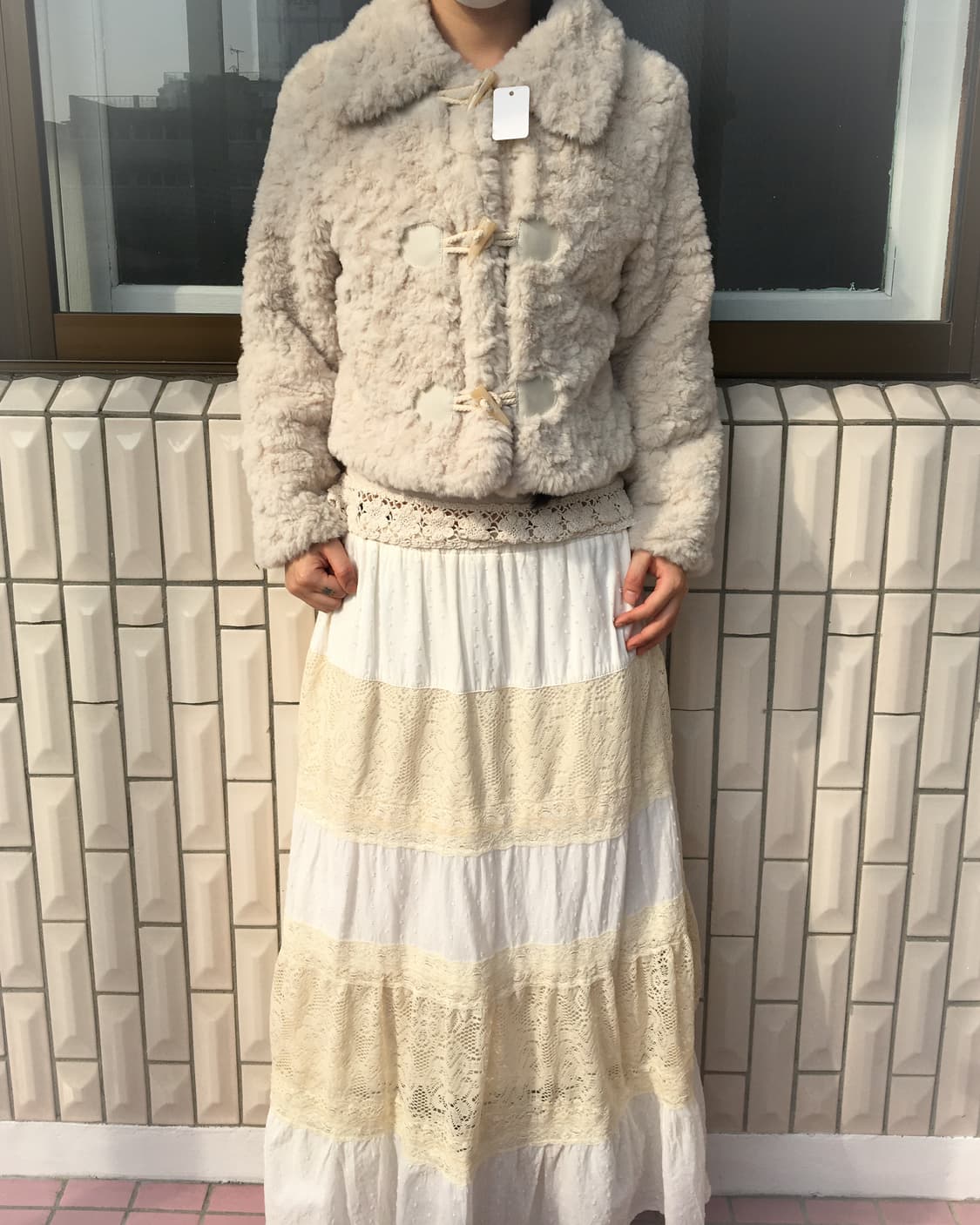 Layer point long skirt 상품이미지5