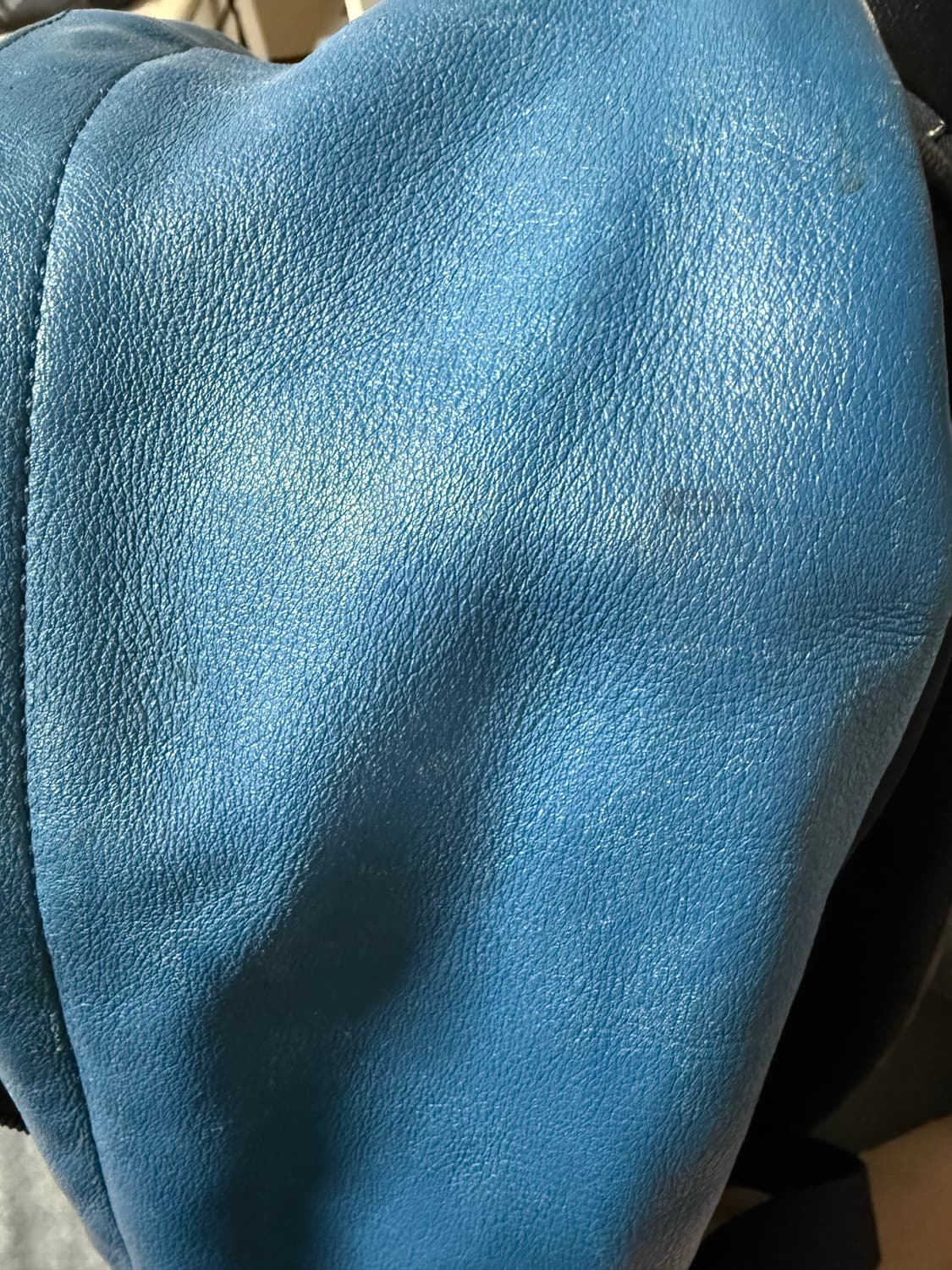 코치 시그니처 & 블루 레더 배색 백팩 상품이미지8