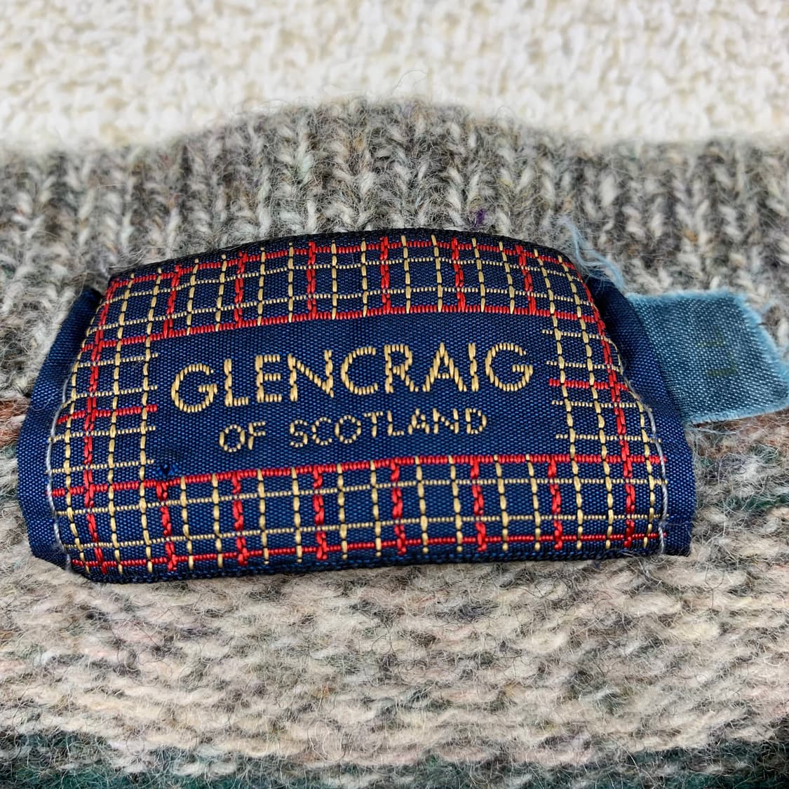 글렌크레이그 영국제 빈티지 패턴 울 니트  상품이미지5