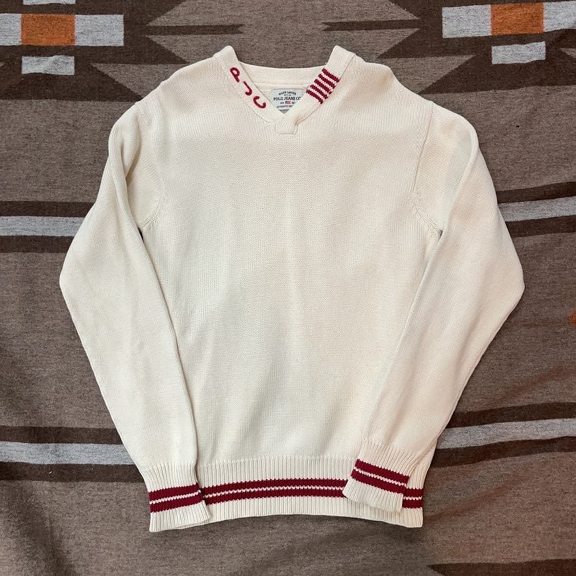 [105] 폴로진스 브이넥 니트 상품이미지1