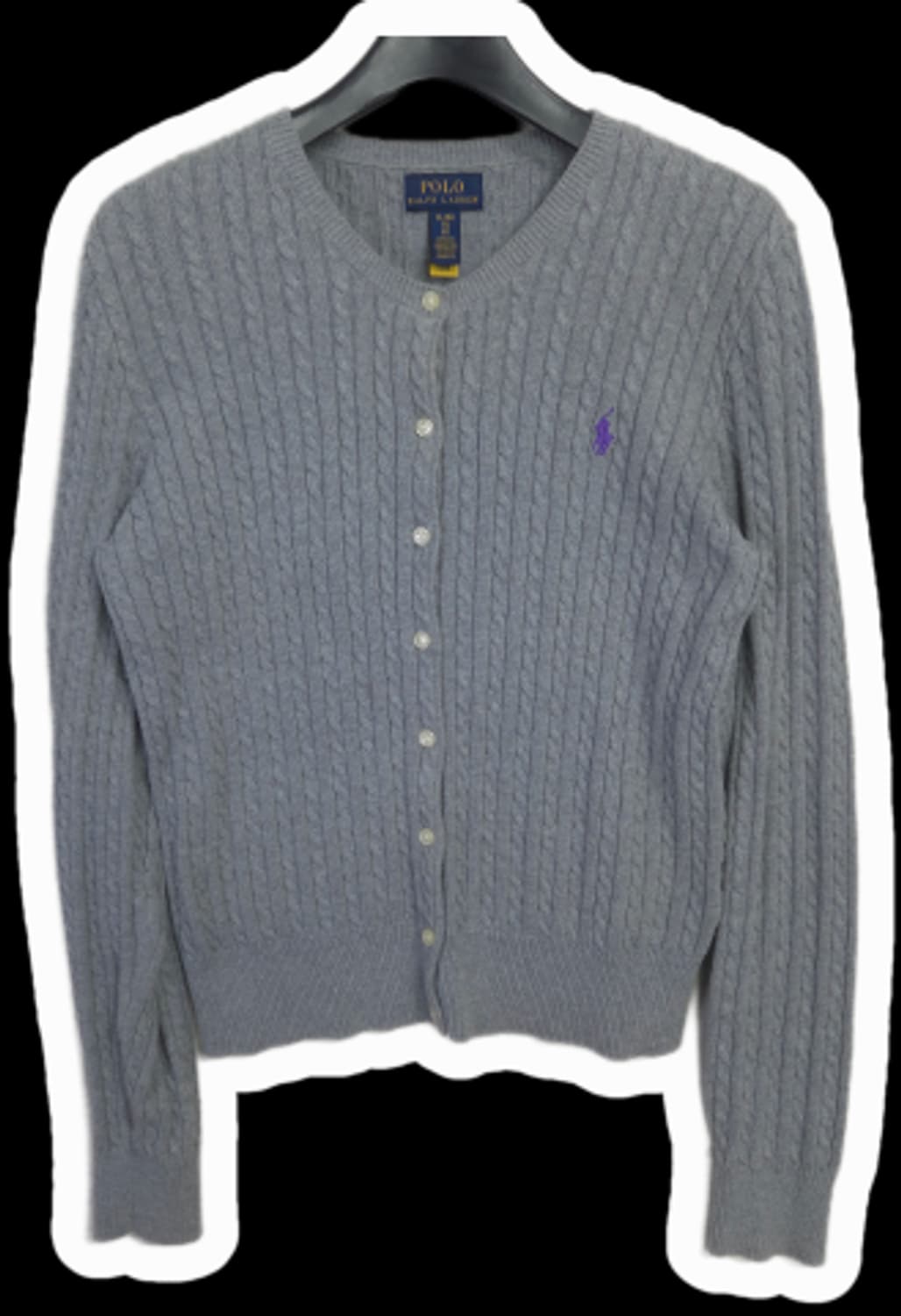 여 44-55 / 폴로랄프로렌 새상품급 꽈배기 니트 가디건 상품이미지1