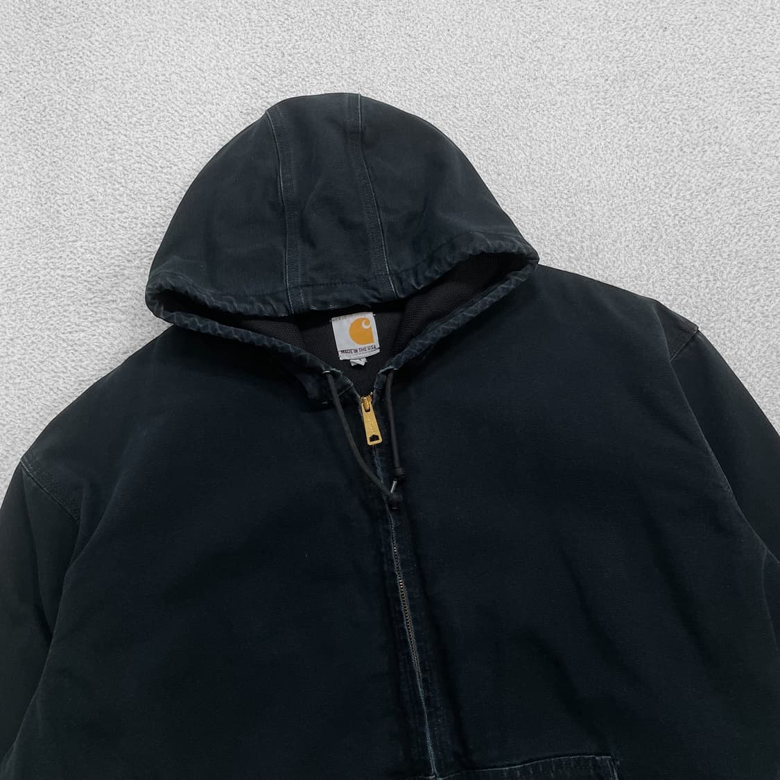 칼하트 Carhartt j131 액티브 후드 자켓 블랙 상품이미지2