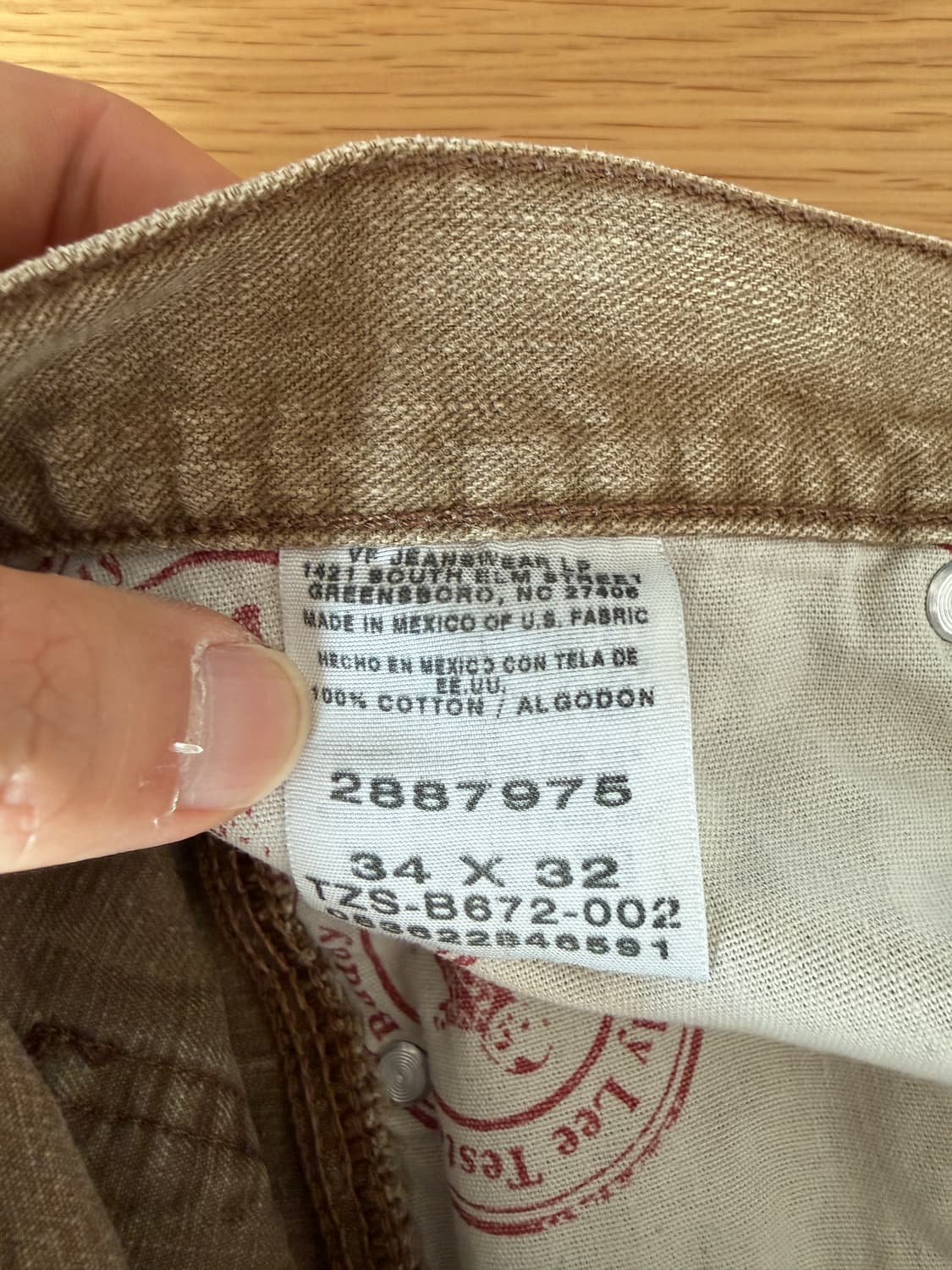 올드 리 덩가리(LEE DUNGAREES) 워크 팬츠(MEXICO) 상품이미지10