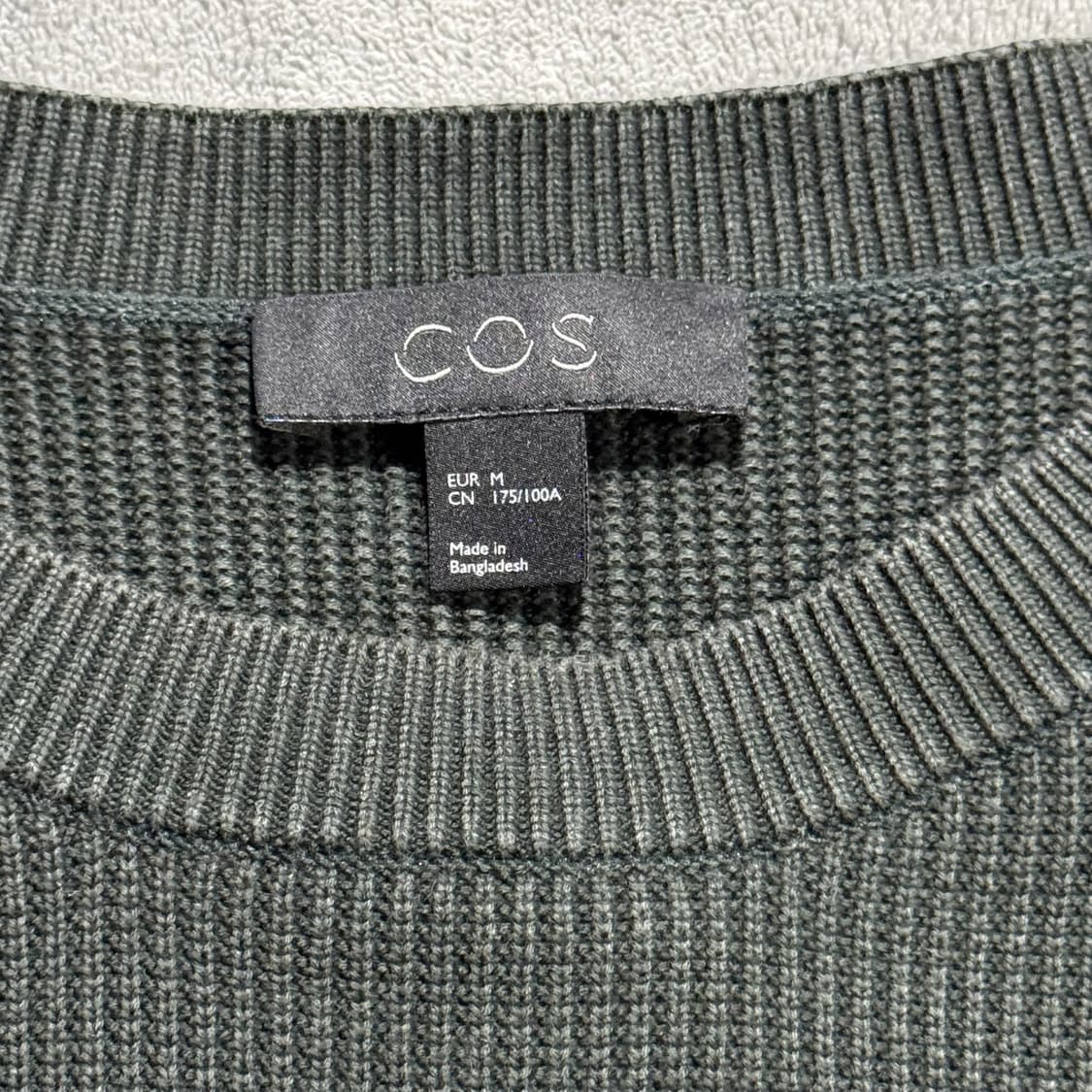COS 코스 카키 골지 니트  상품이미지3