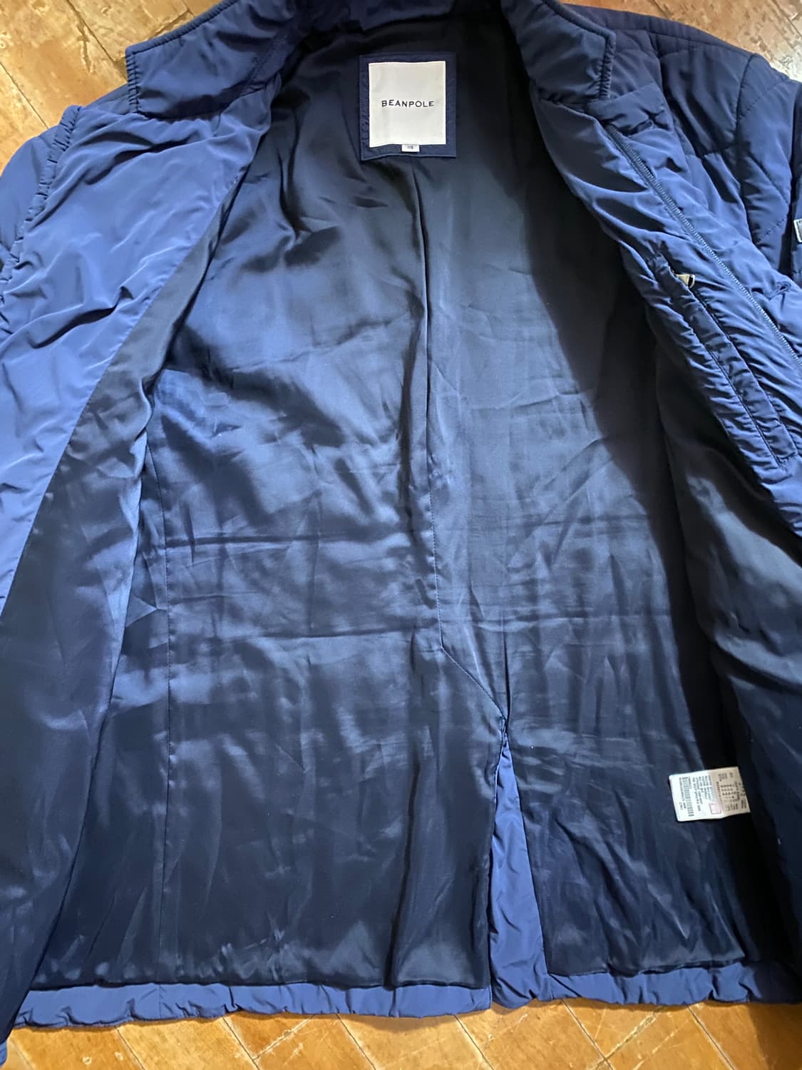 빈폴 남성 네이비 퀼팅 자켓 115 (110추천) 상품이미지5