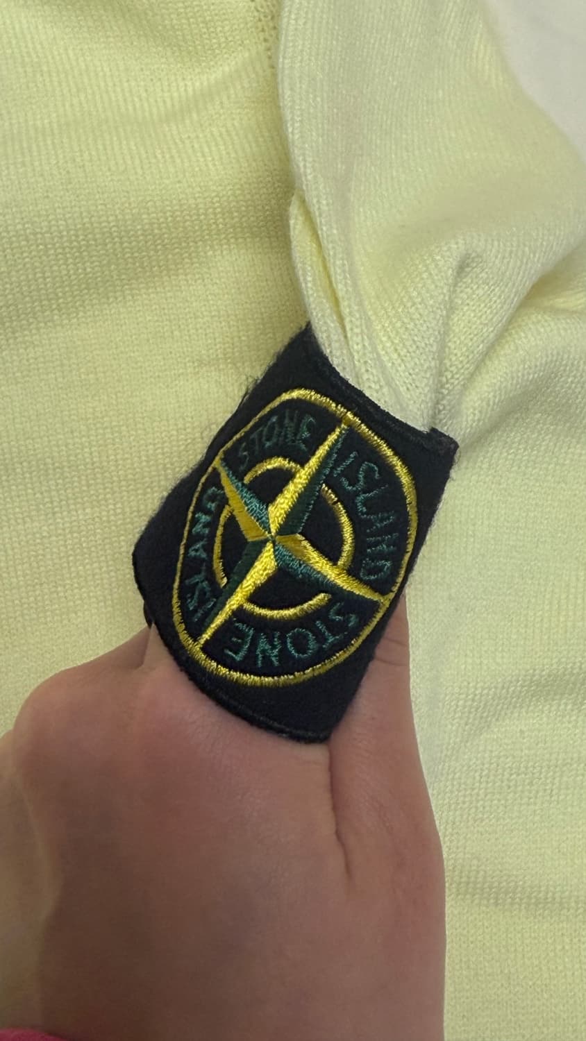 가격제안받아요 스톤아일랜드 니트 옐로우 M 상품이미지3