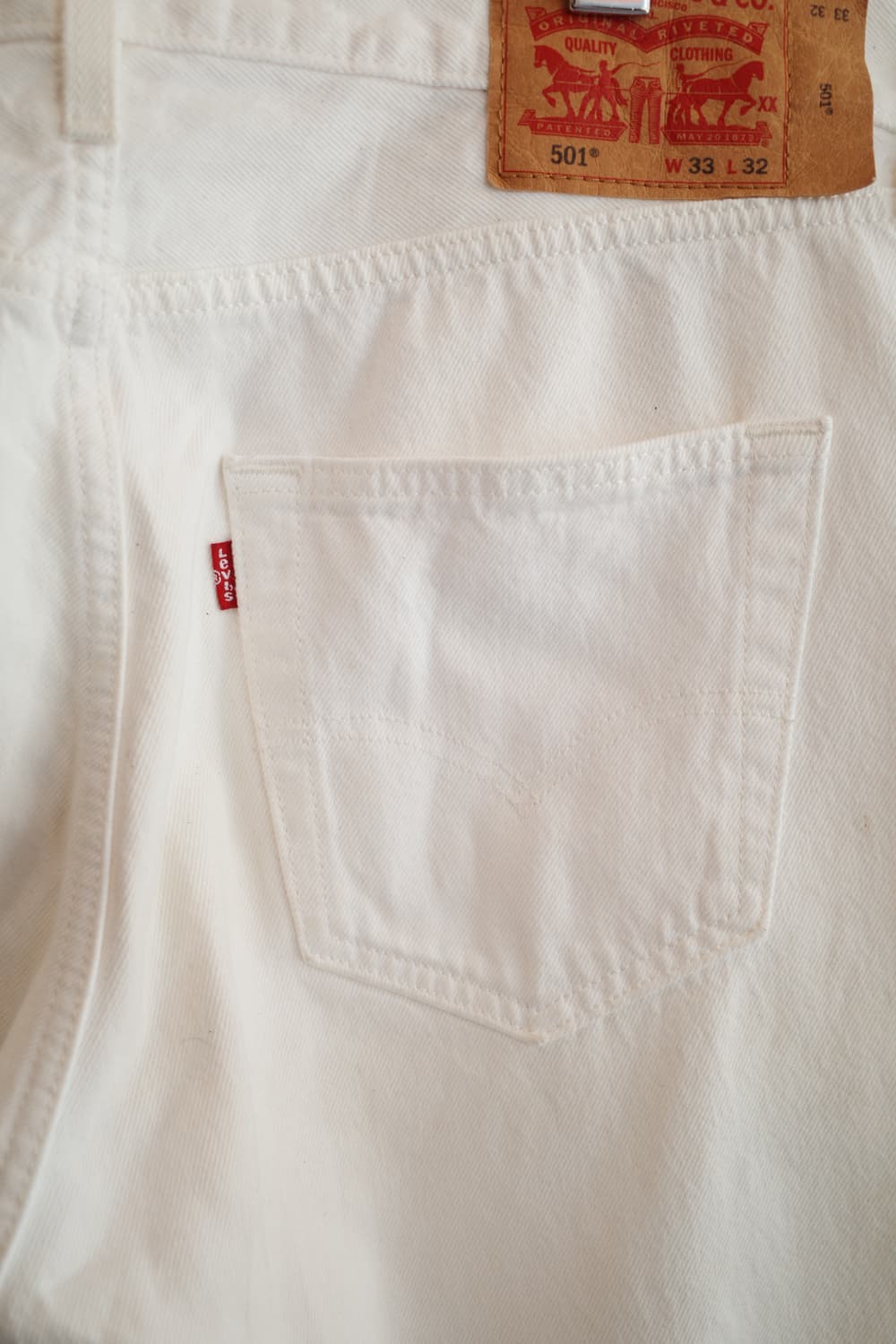 Levis 리바이스 501 화이트진 (33인치) 상품이미지9