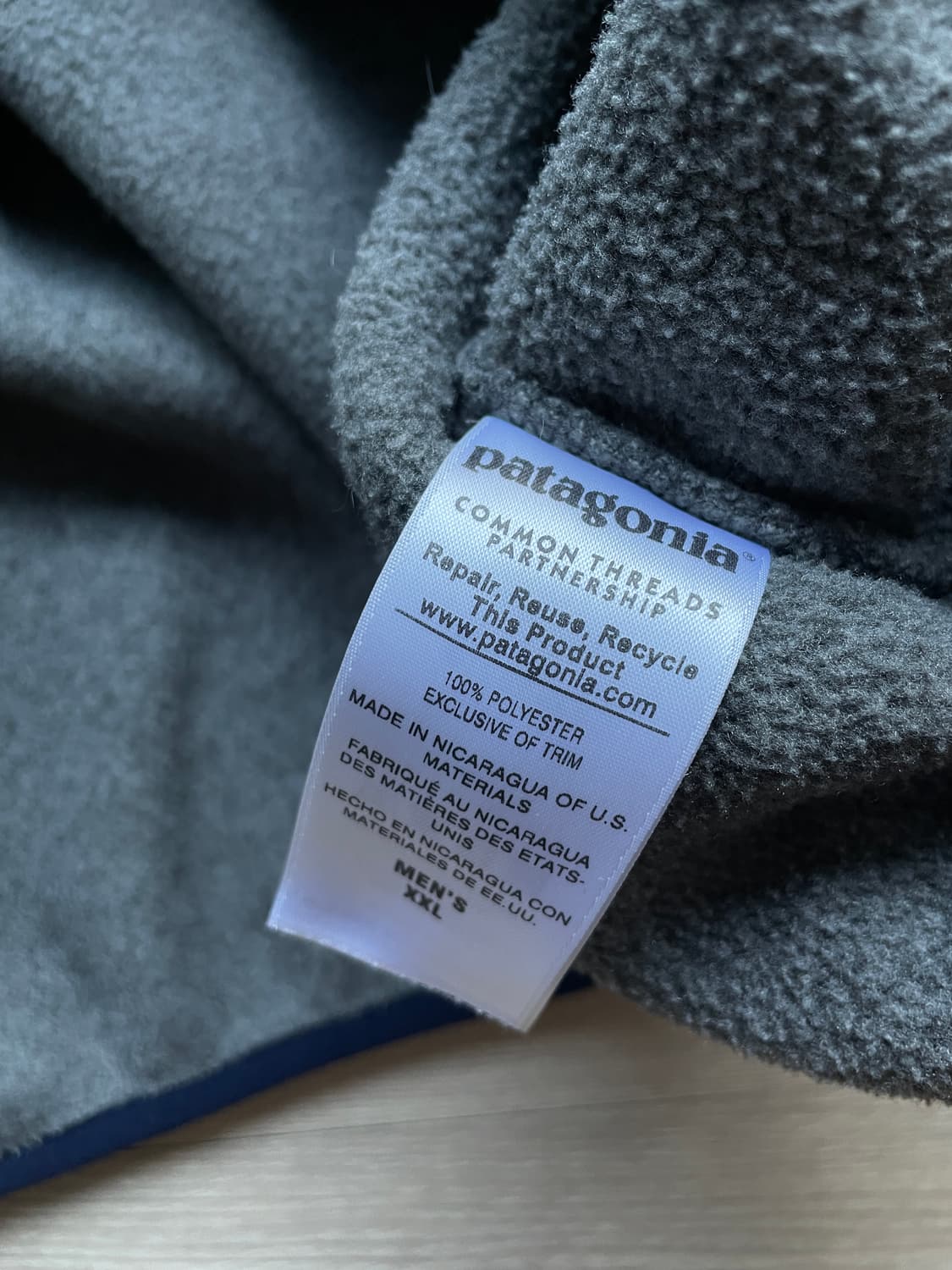 파타고니아 신칠라 니켈 네이비 그레이 플리스 patagonia 상품이미지6