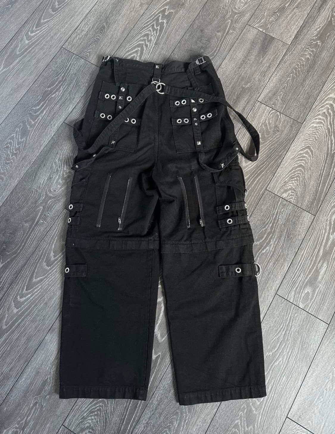 (33) 발렌시아가 21AW 레이버 데님팬츠 블랙 상품이미지2