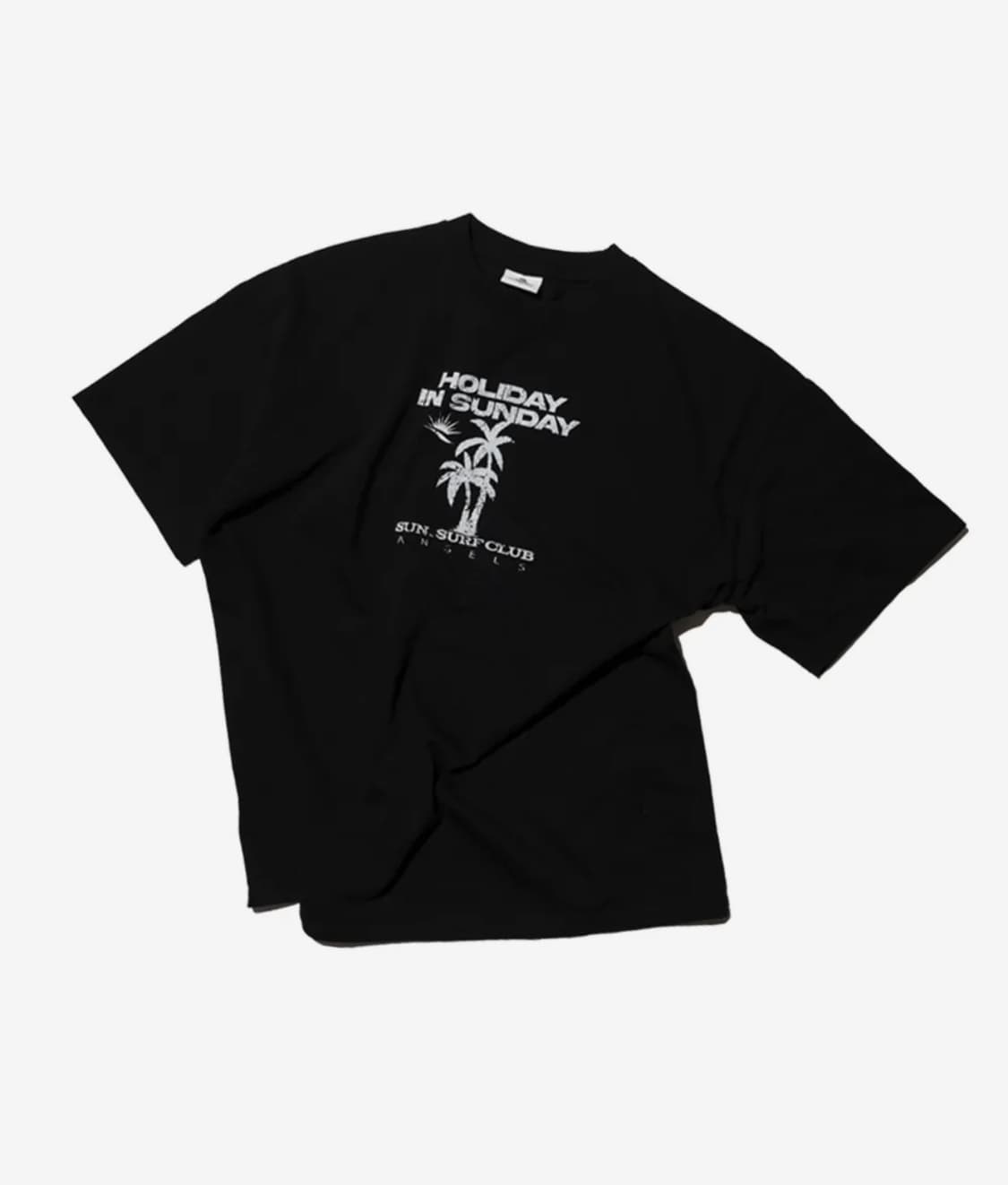 SUN SURF CLUB TEE BLACK 상품이미지6