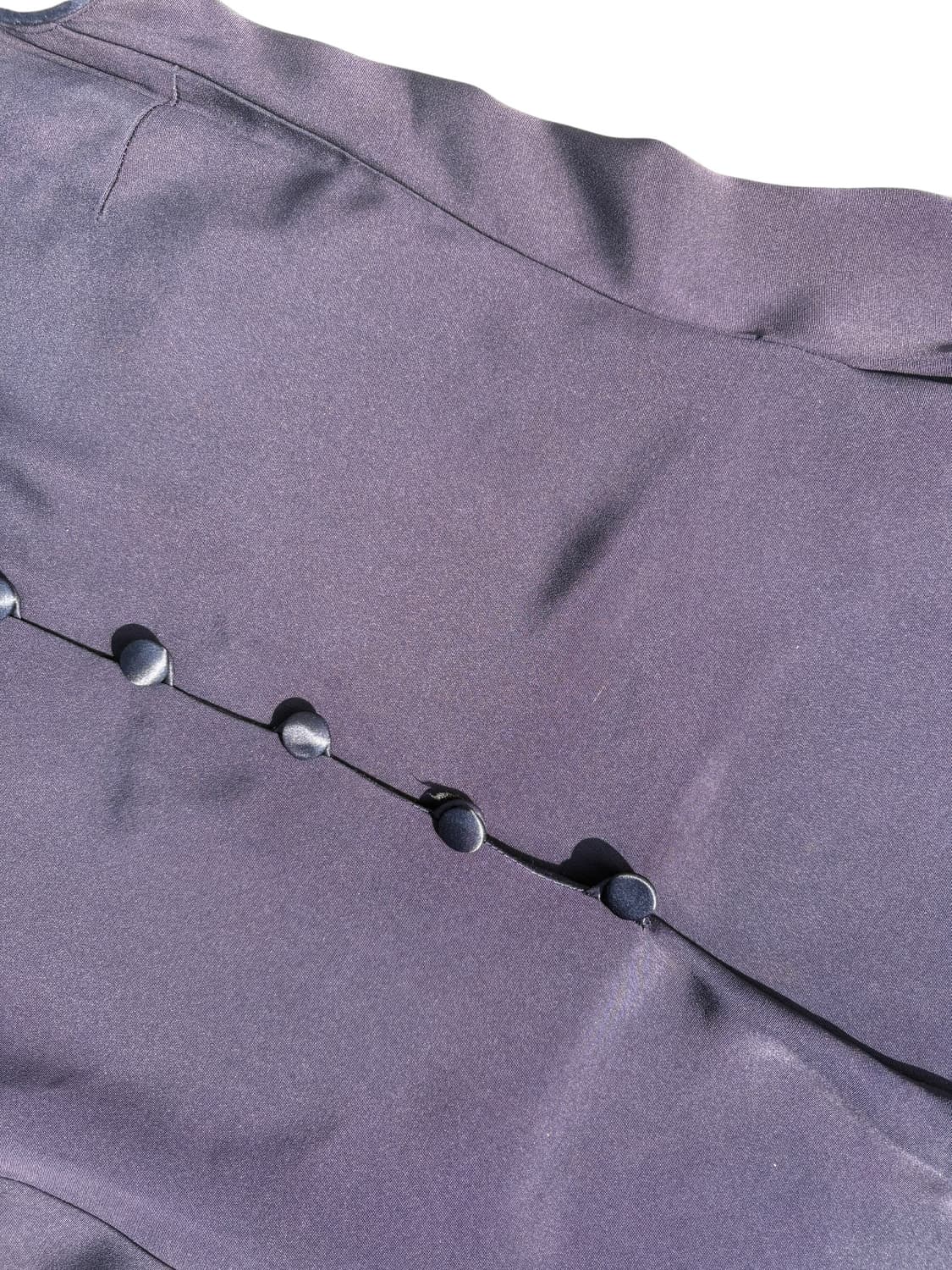 80’s Genny satin dress 상품이미지5