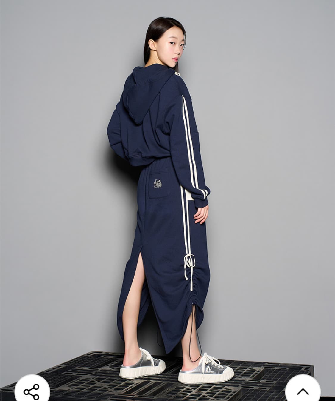 널디 x 씨씨더블유씨 스커트 셋업 상품이미지2