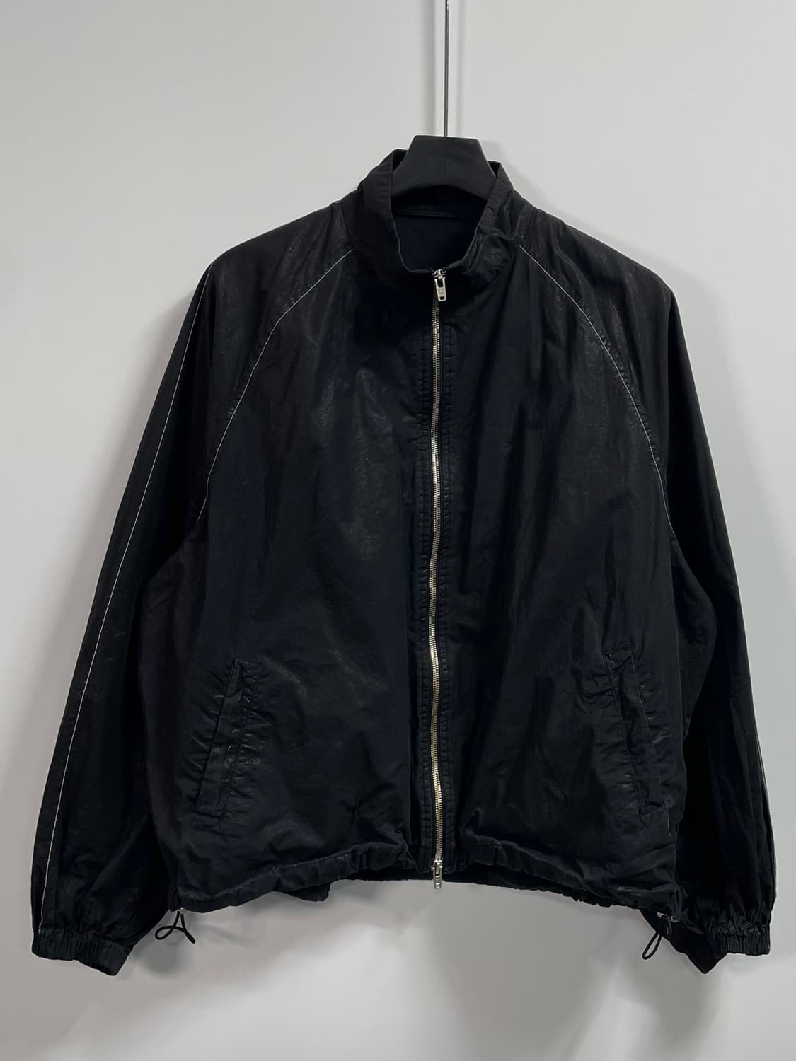 마땡킴 스펠아웃 코팅 바람막이 (on.626)   상품이미지3