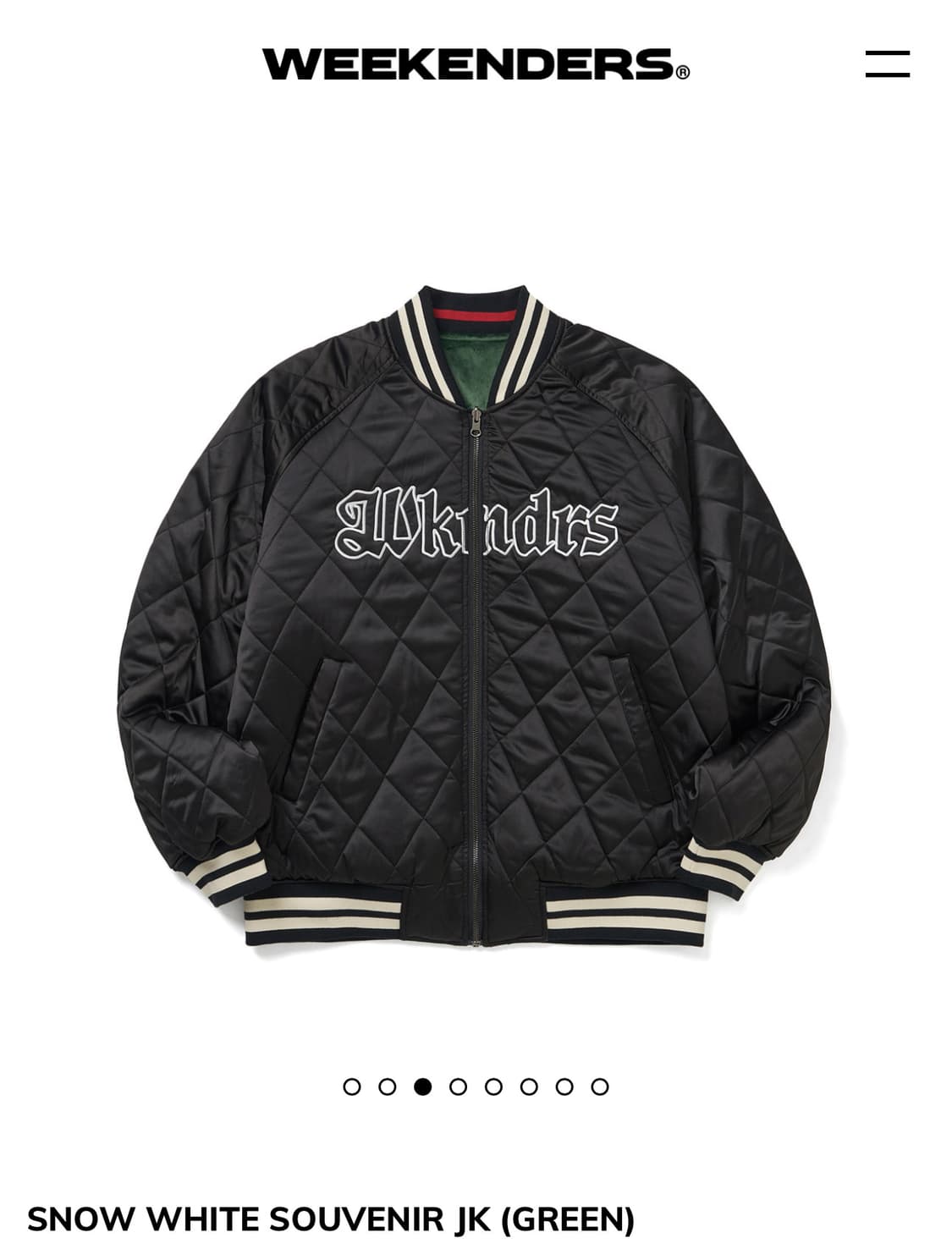 위켄더스 백설공주 리버서블 슈베니어 자켓 XL 사이즈 상품이미지3