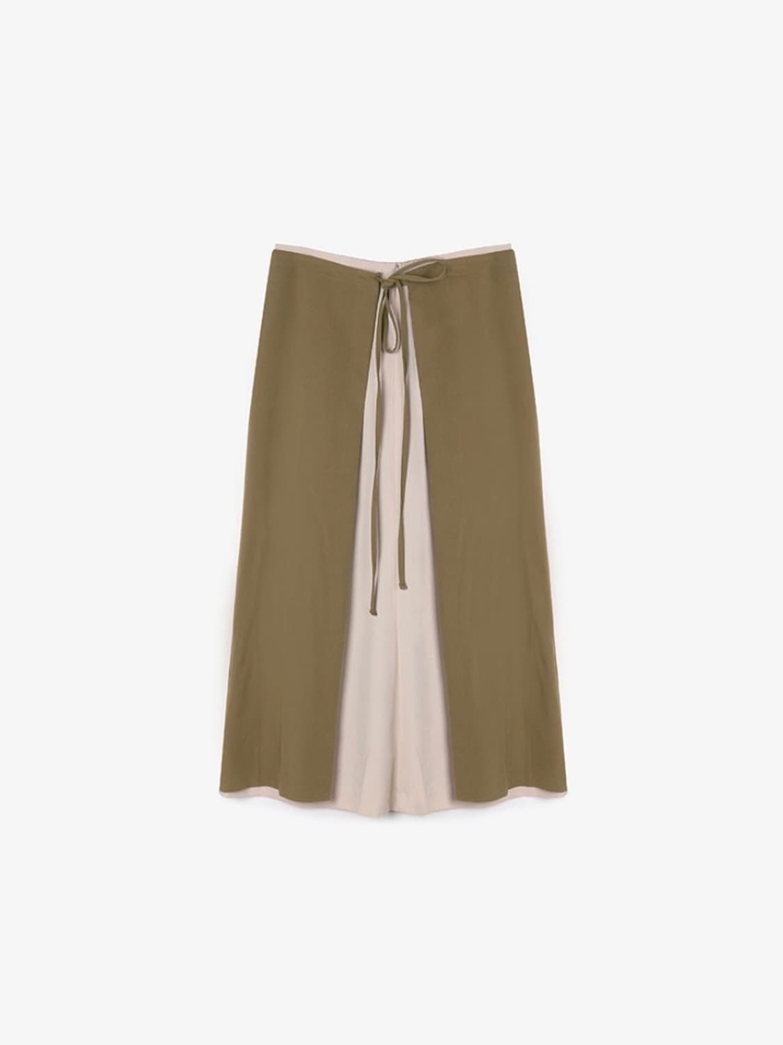 트렌디어패럴 배색 스커트 새상품 상품이미지5