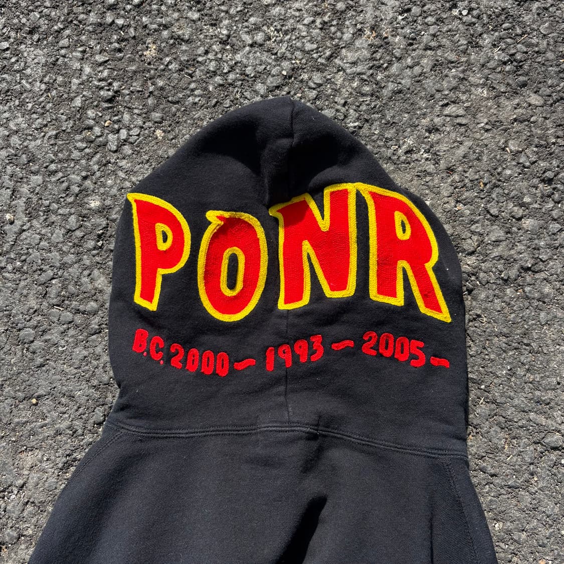 Bape 베이프 Ponr B.C 샤크 블랙 후드티 상품이미지7
