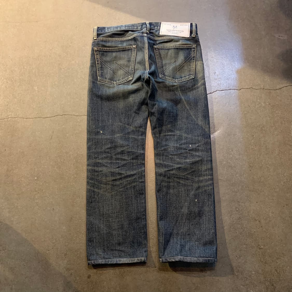 네이버후드 14oz 셀비지 데님 팬츠 M 32~33 상품이미지7