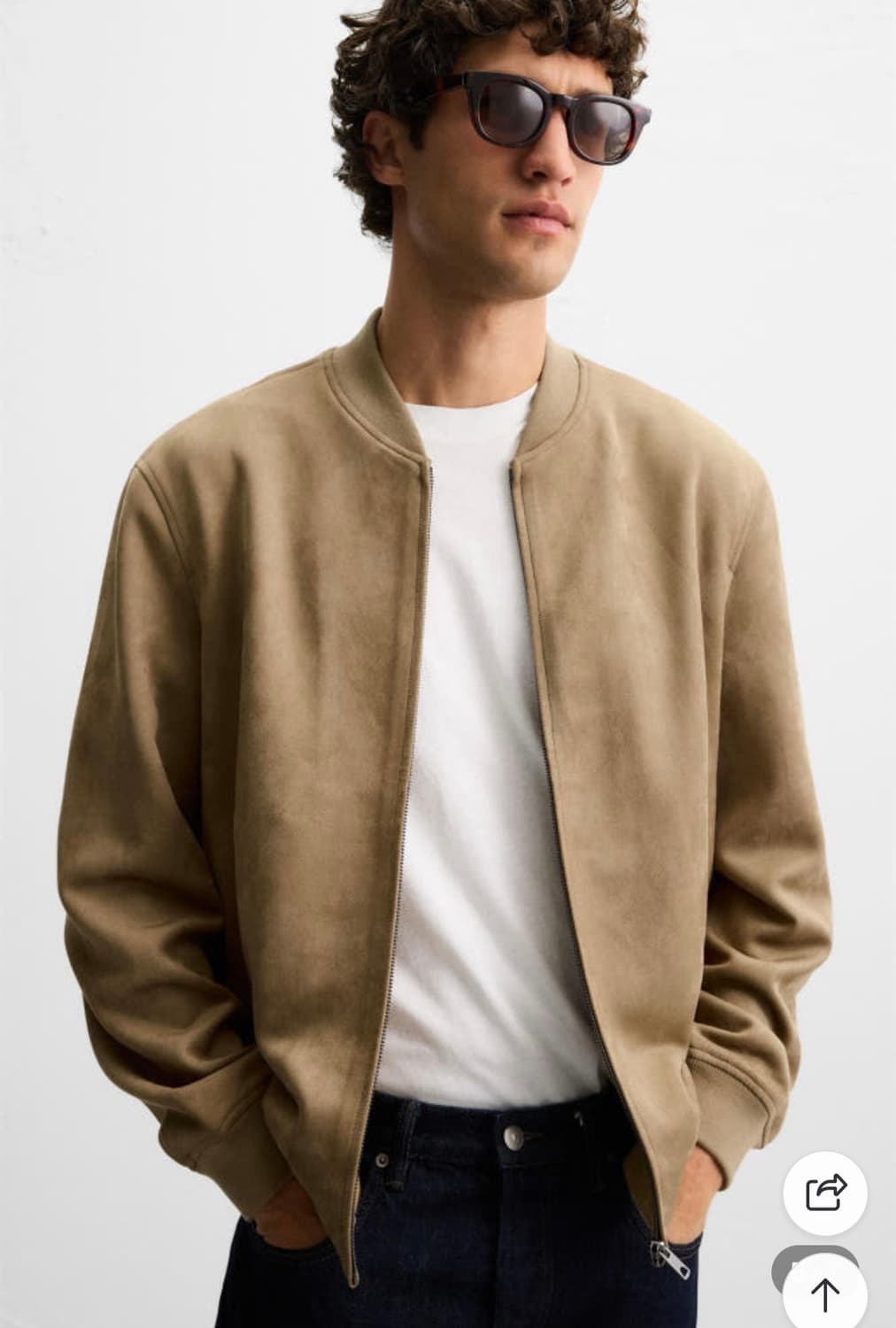 ZARA 자라 스웨이드 봄버 자켓 상품이미지5