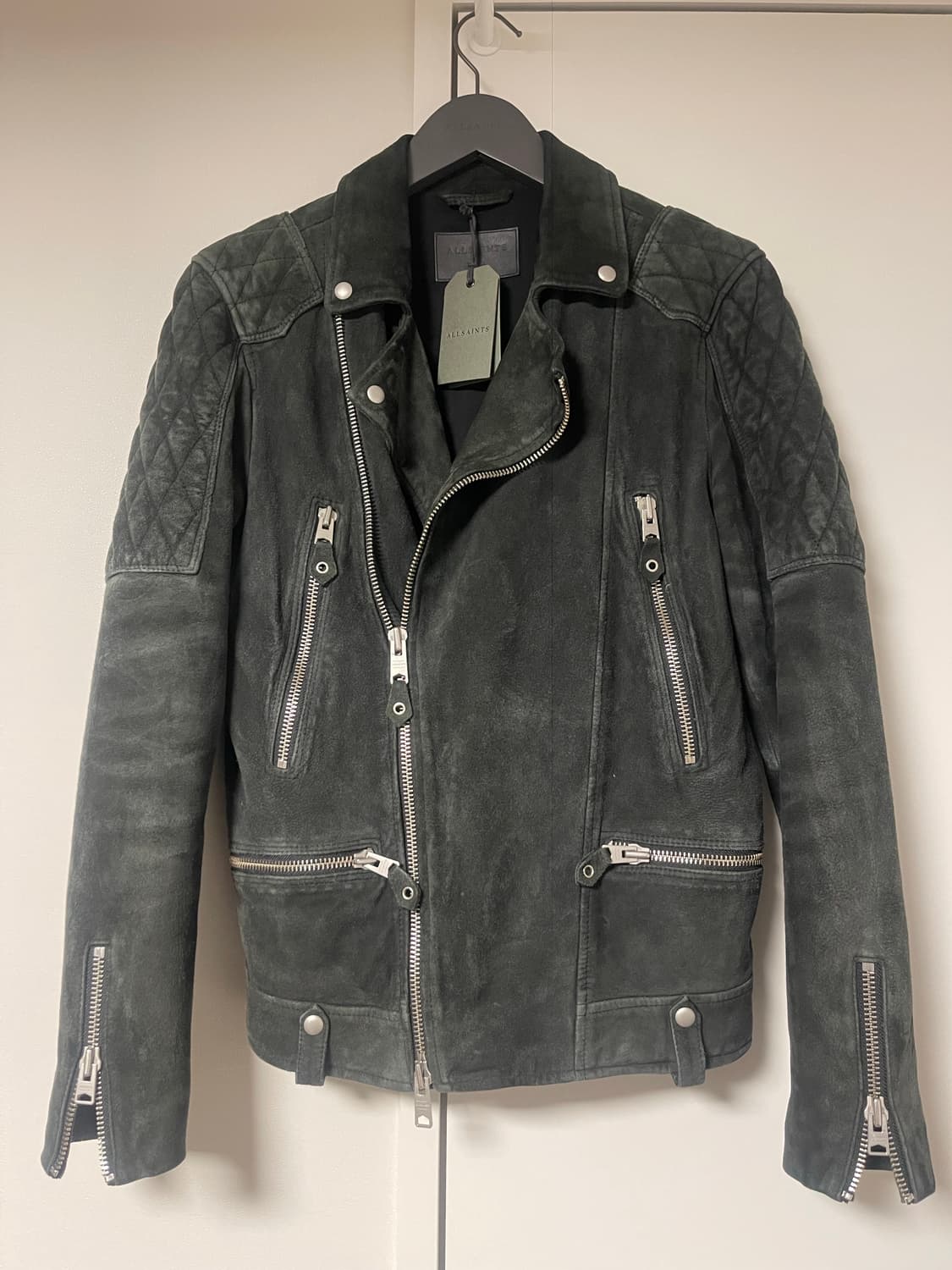 올세인츠 KITSIR BIKER (블랙 워시드) 상품이미지1