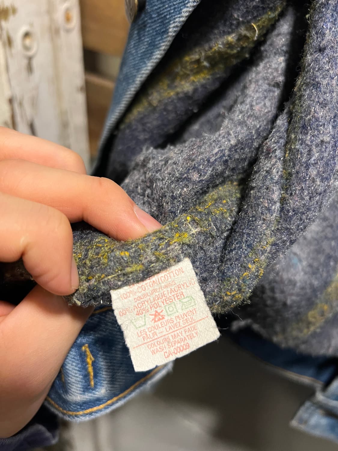 [XL]90's Lee USA 스톰라이더 블랭킷 데님 트러커 자켓 R10 상품이미지6