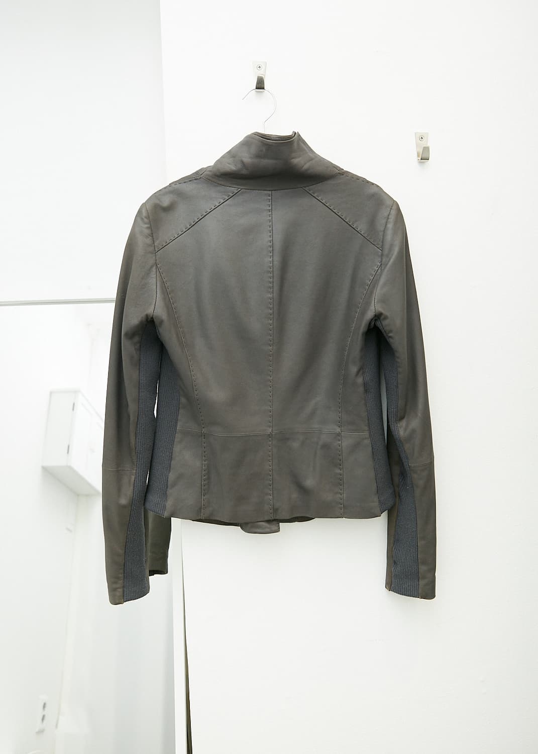 Goat Leather Biker Jacket 상품이미지5