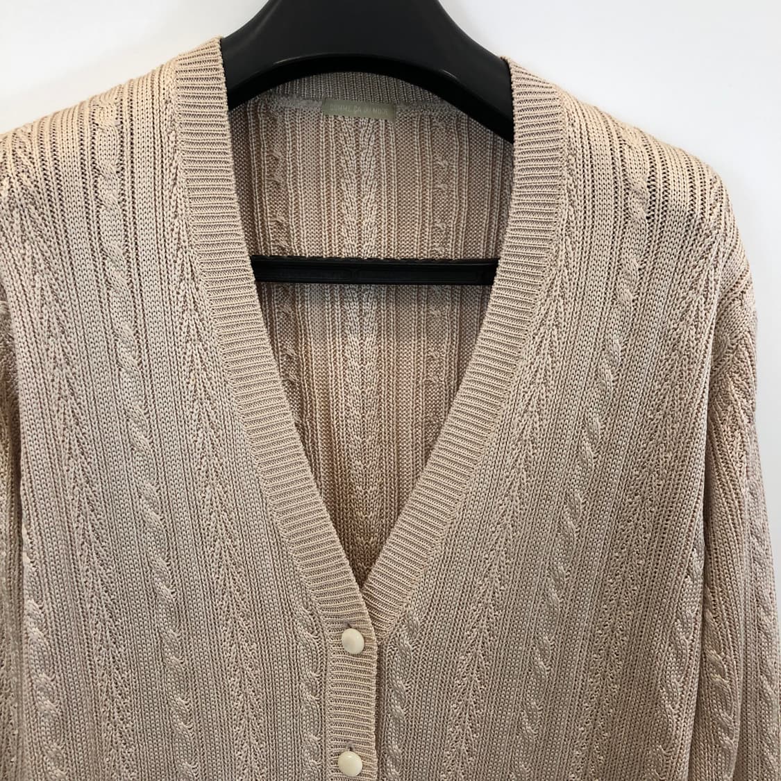 꼼사 데 모드 JPN 케이블 코튼 가디건 M 상품이미지2