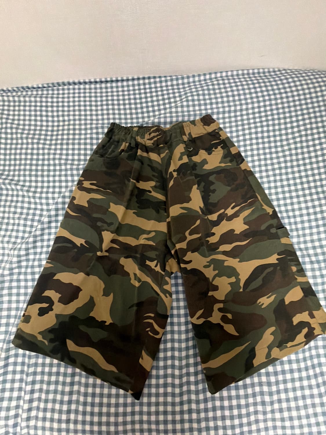 슬로우레코드하우스 카모 버뮤다 팬츠 상품이미지1
