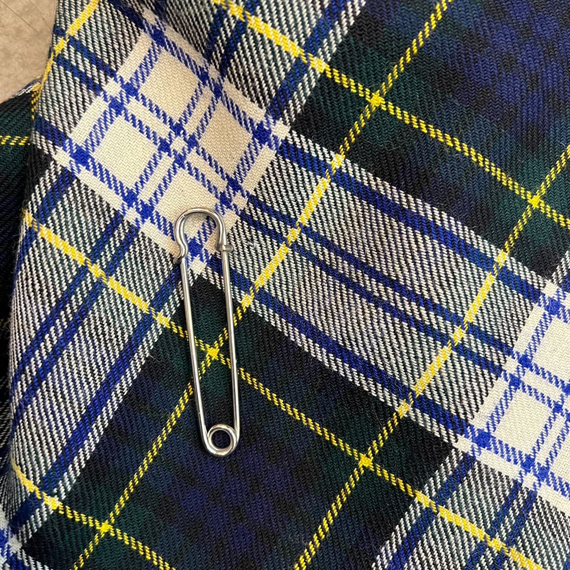 빈티지 퓨어울 플리츠 랩스커트 상품이미지8