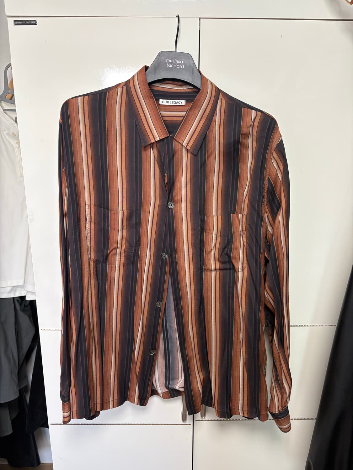 아워레가시 스트라이프 셔츠 50사이즈 상품이미지1